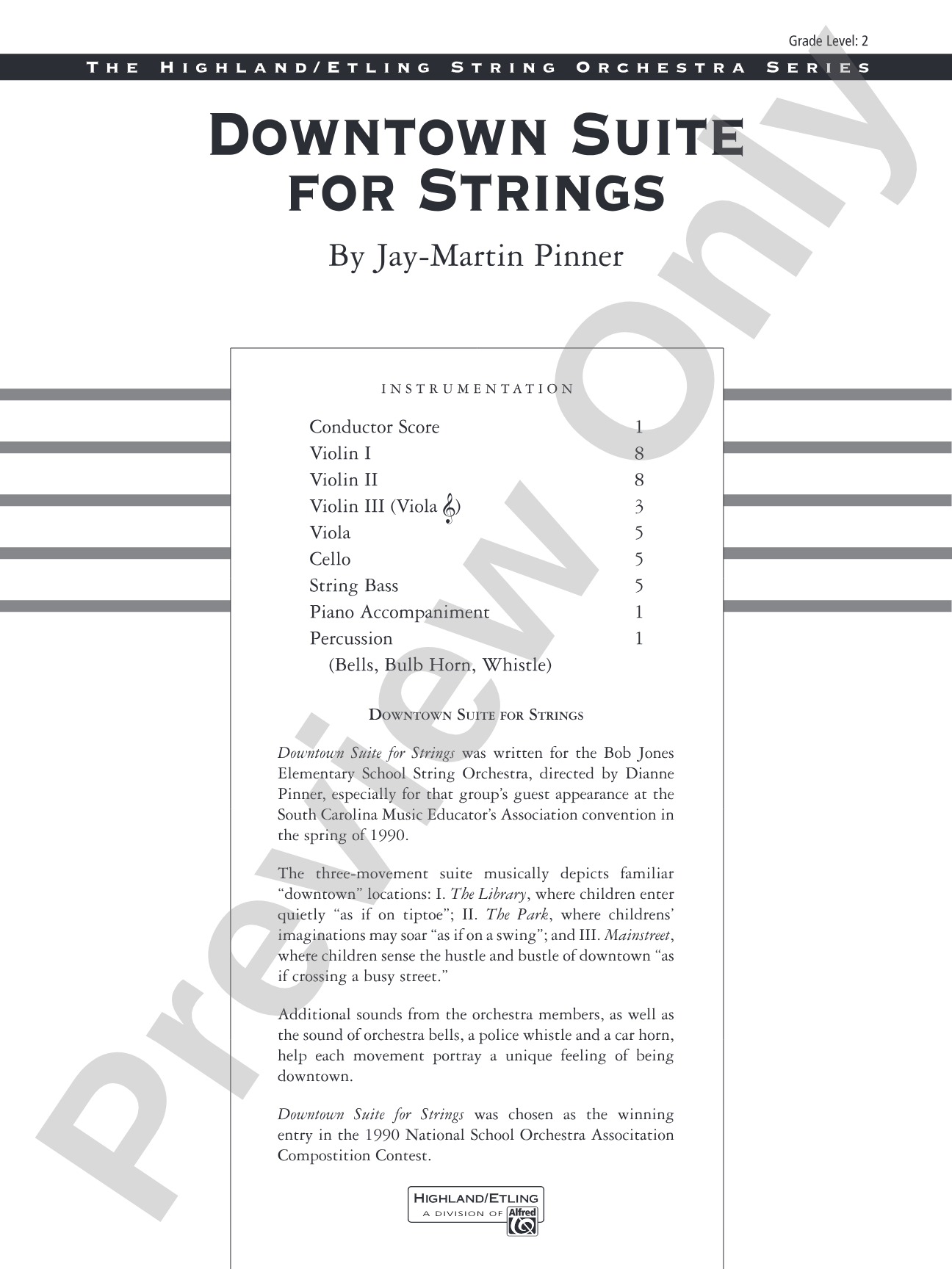 Downtown Suite for Strings