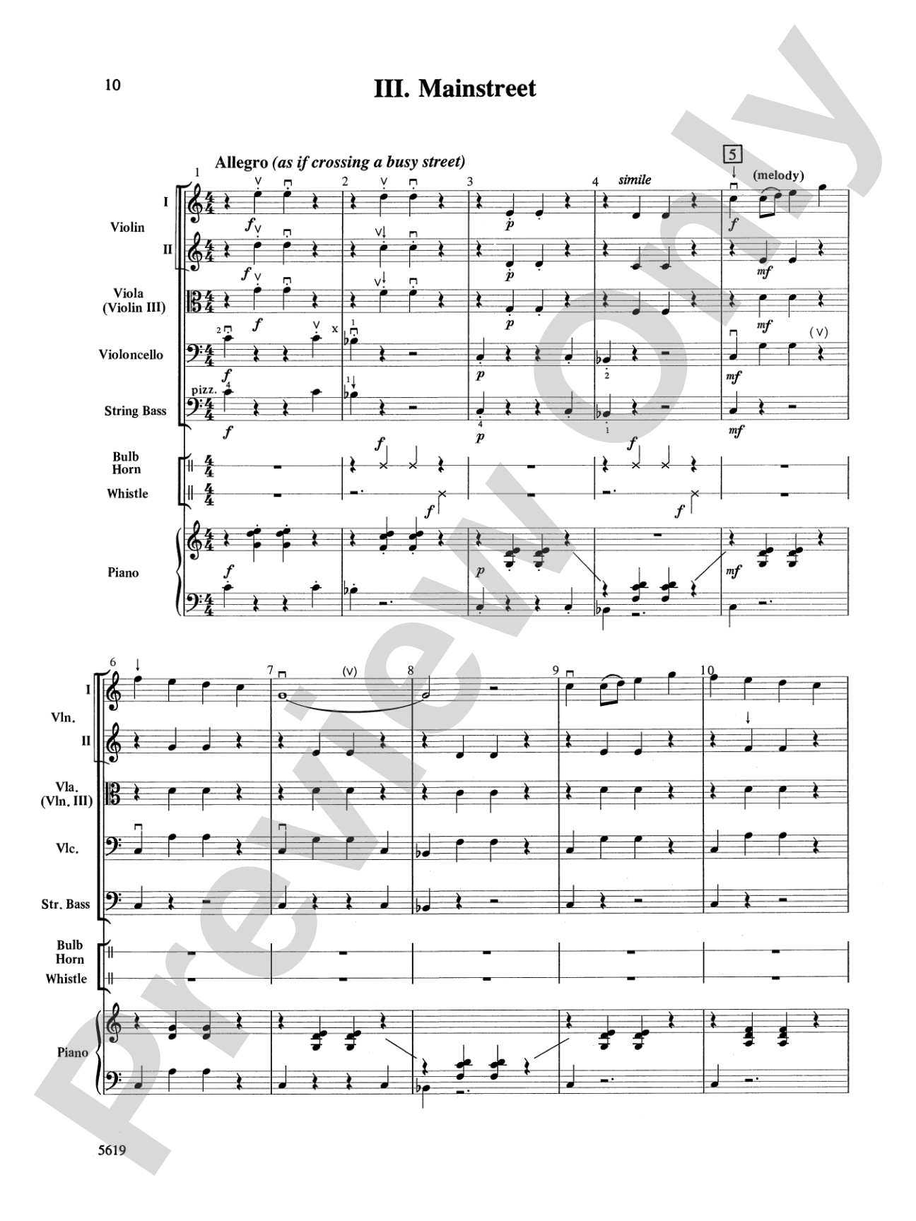 Downtown Suite for Strings