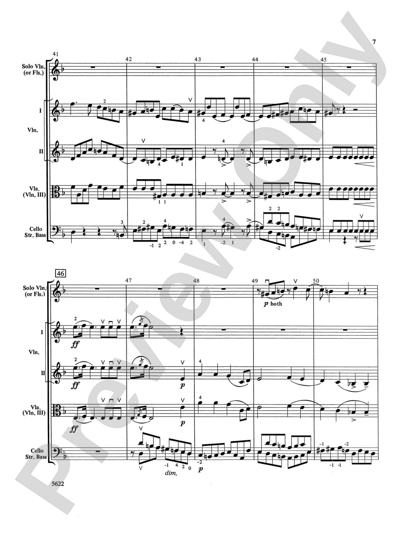An Italian Elegy, from Symphony No. 4 "Italian": String Orchestra Conductor Score & Parts