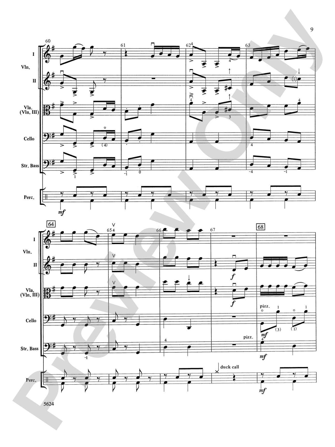 Fiddler's Stew: String Orchestra Conductor Score & Parts
