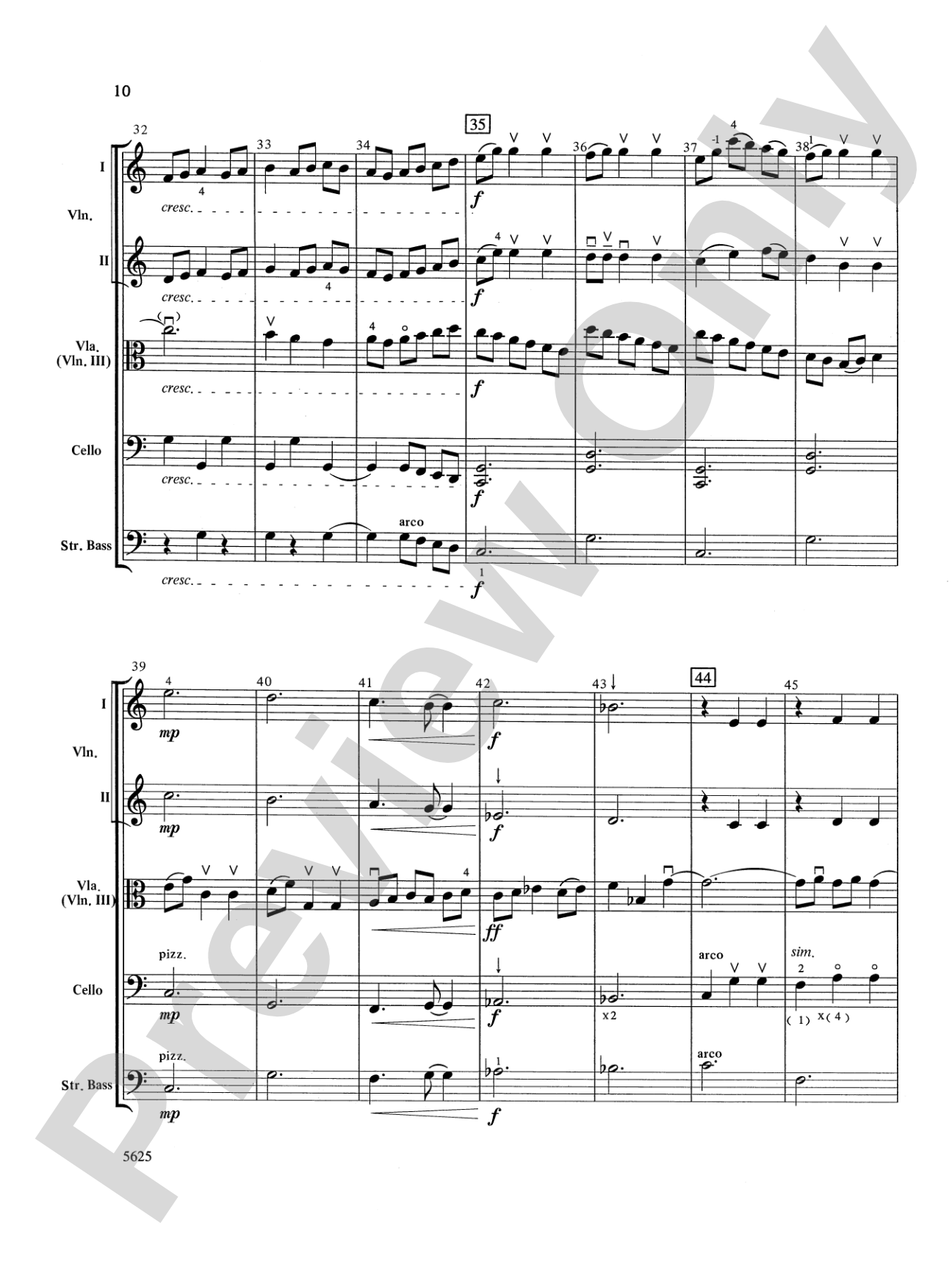 Serendipity Suite: String Orchestra Conductor Score & Parts