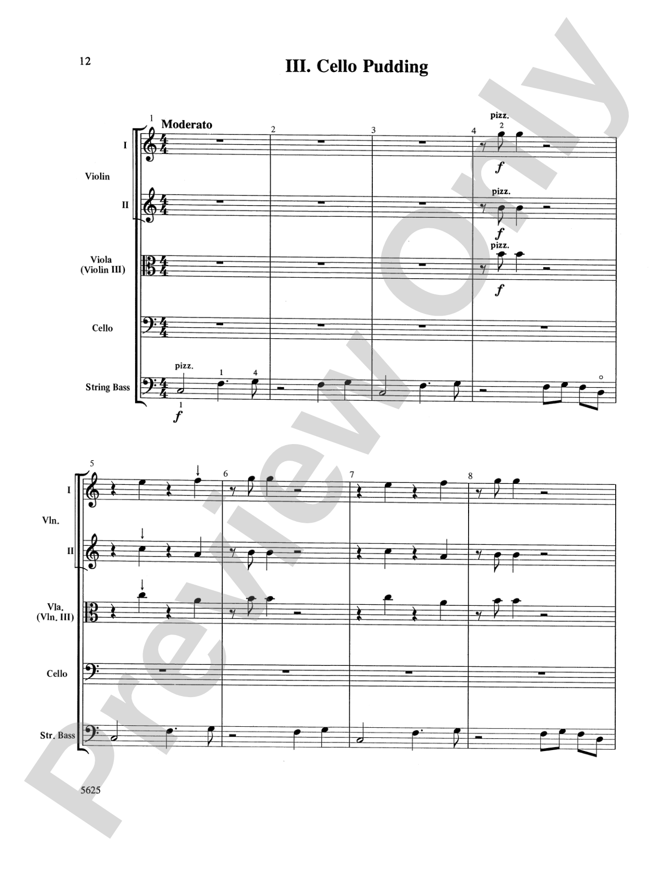 Serendipity Suite: String Orchestra Conductor Score & Parts