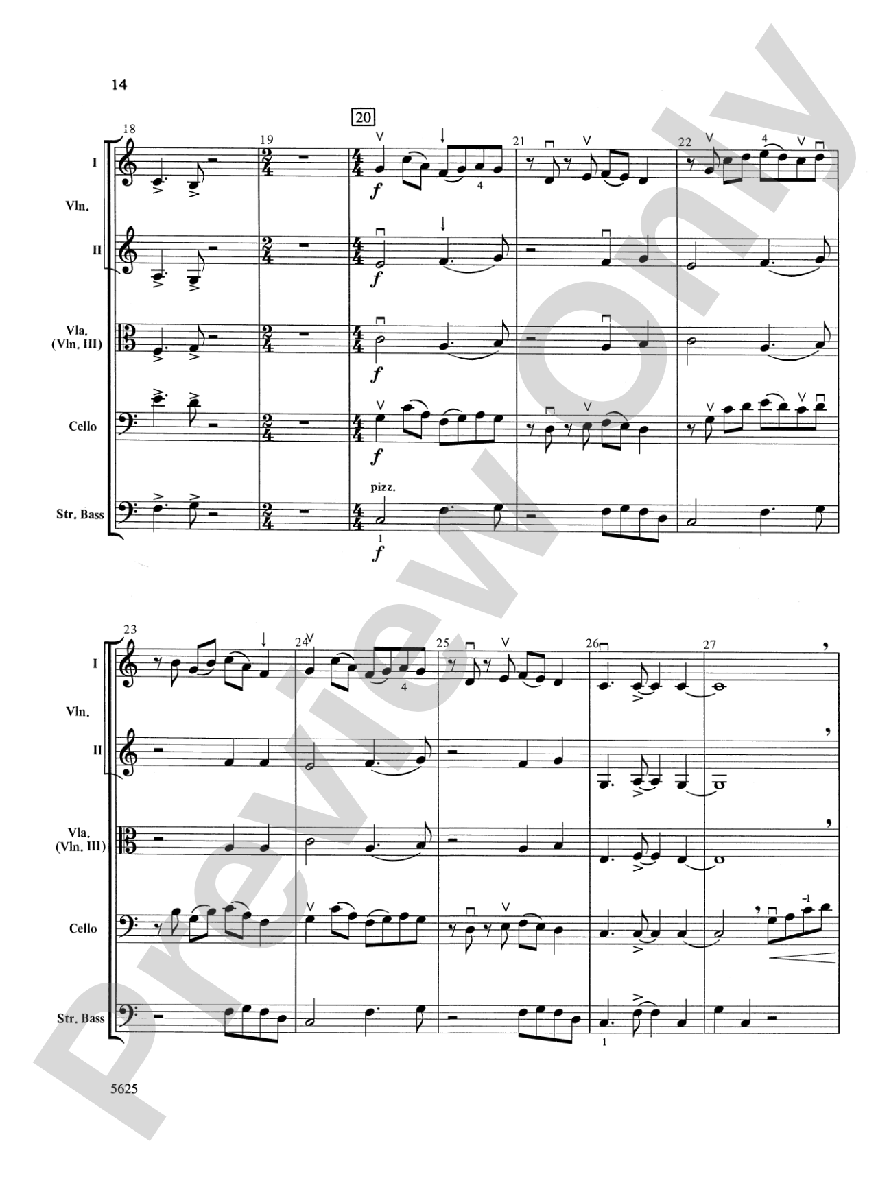 Serendipity Suite: String Orchestra Conductor Score & Parts