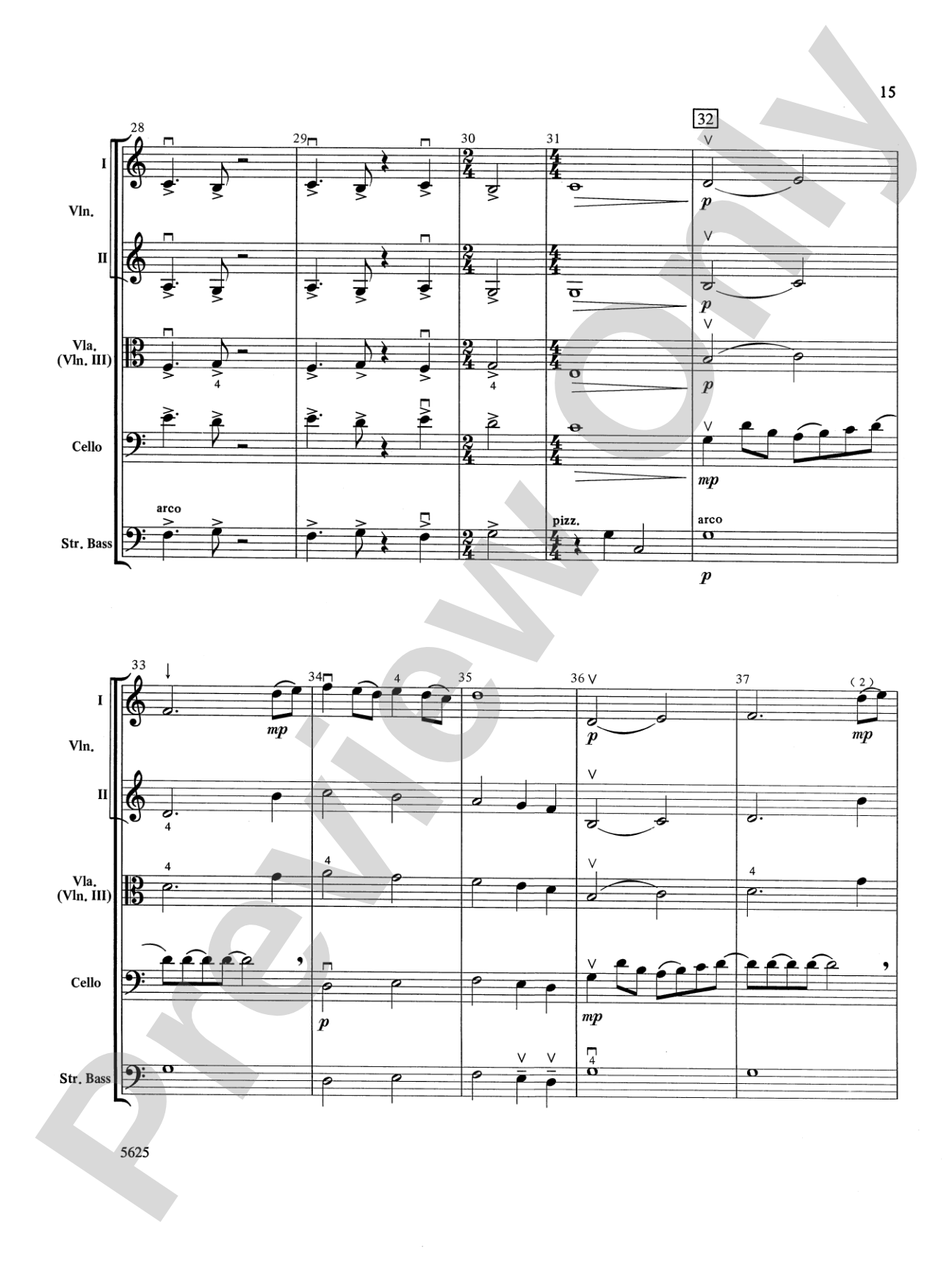Serendipity Suite: String Orchestra Conductor Score & Parts