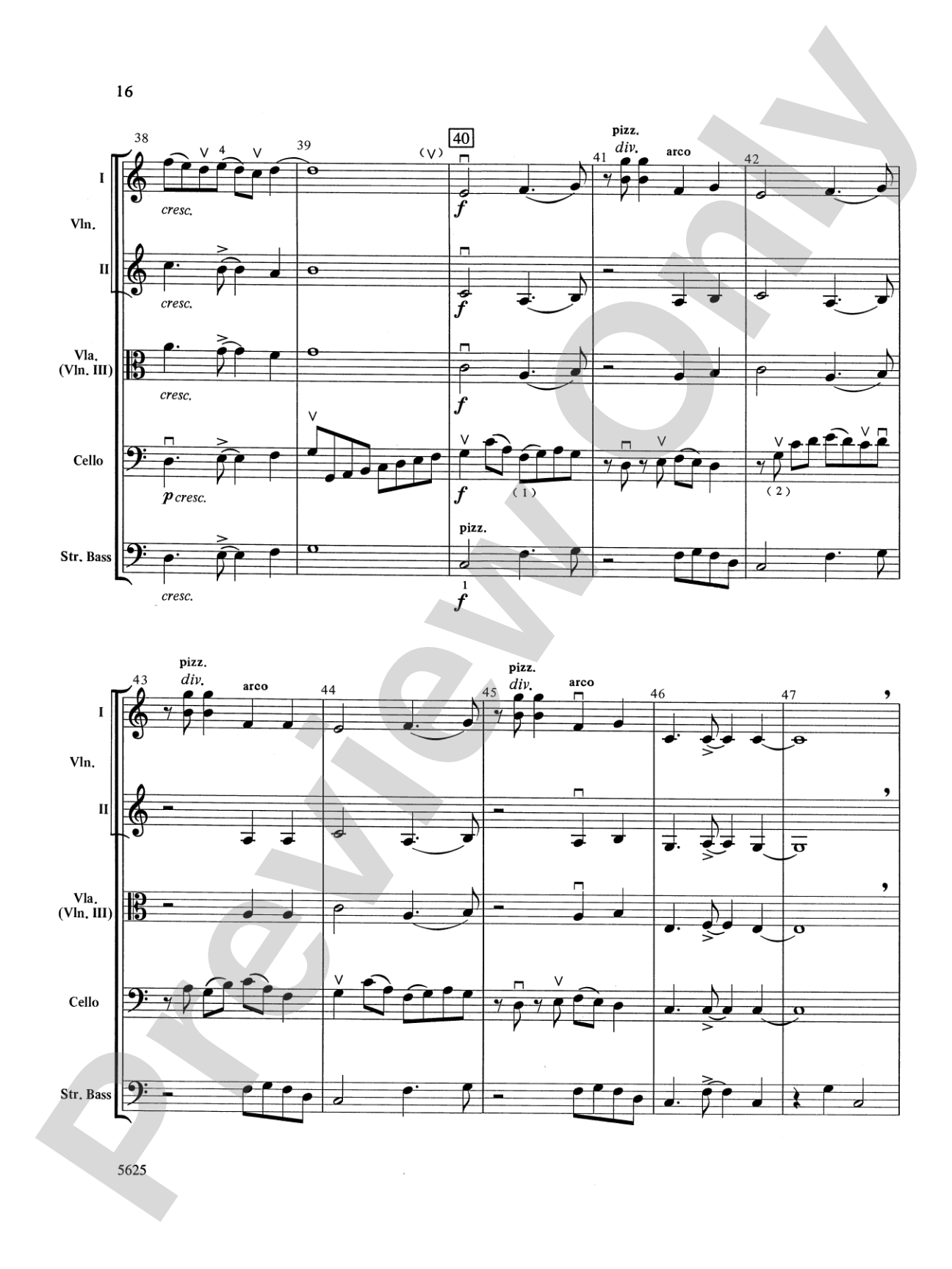 Serendipity Suite: String Orchestra Conductor Score & Parts