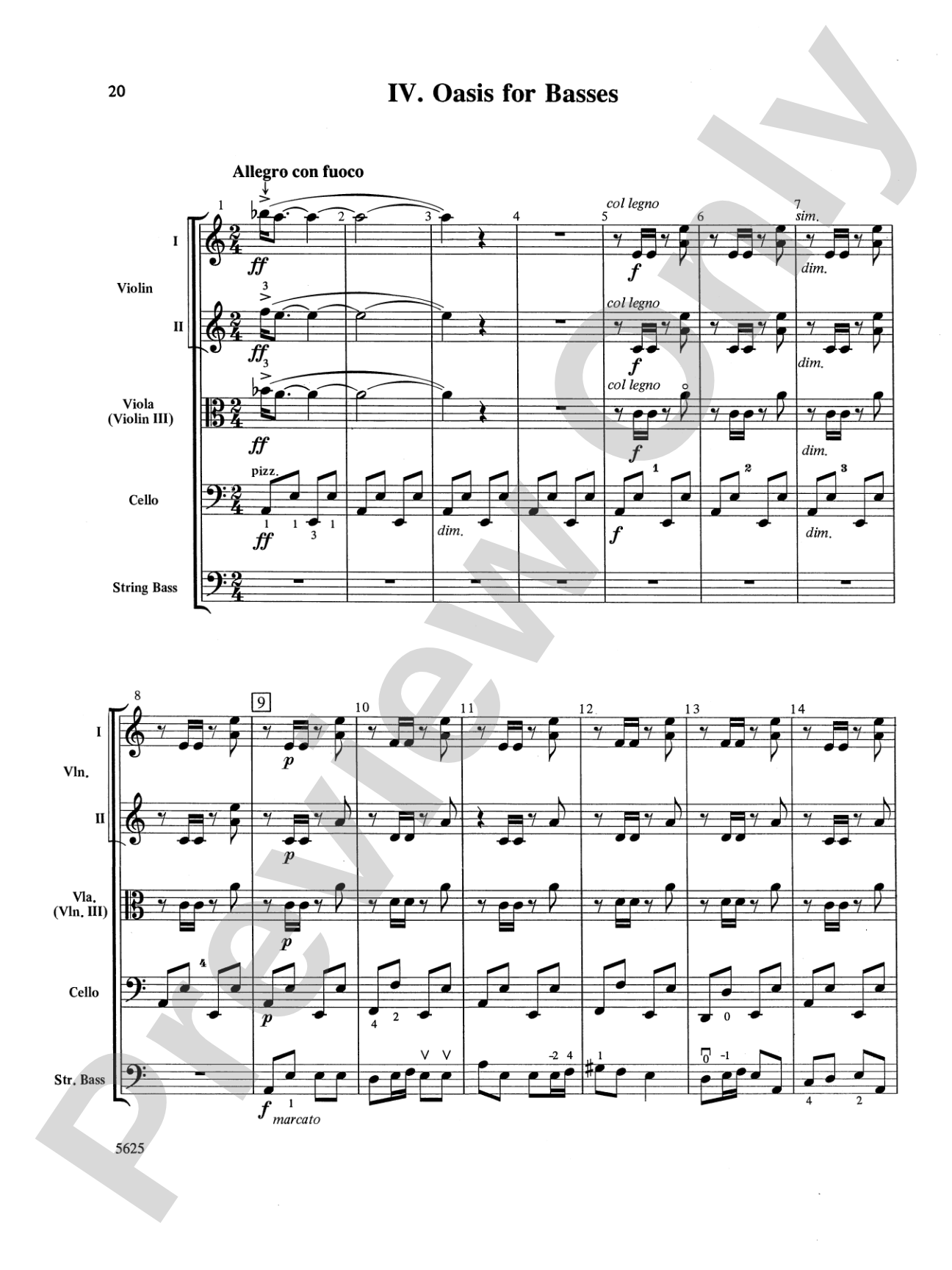 Serendipity Suite: String Orchestra Conductor Score & Parts