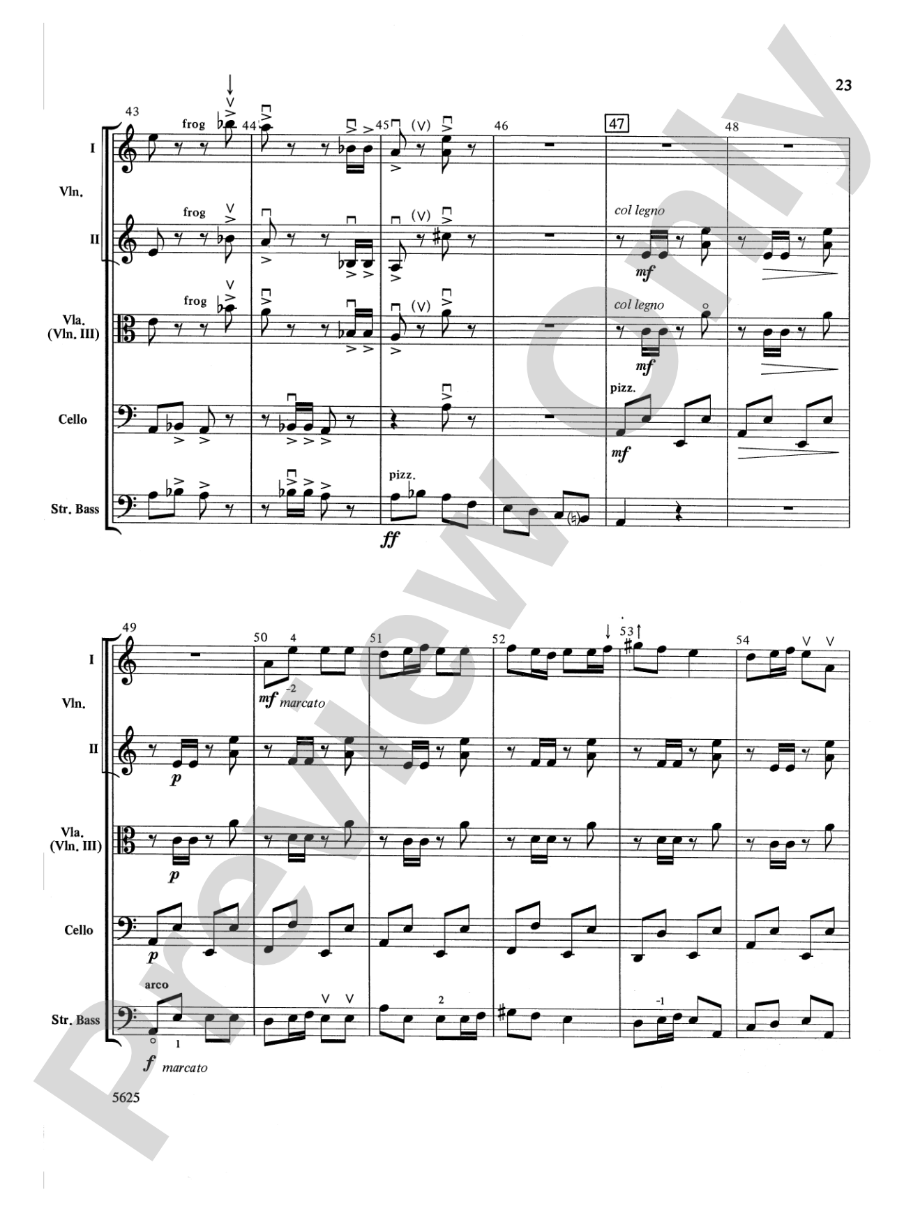 Serendipity Suite: String Orchestra Conductor Score & Parts