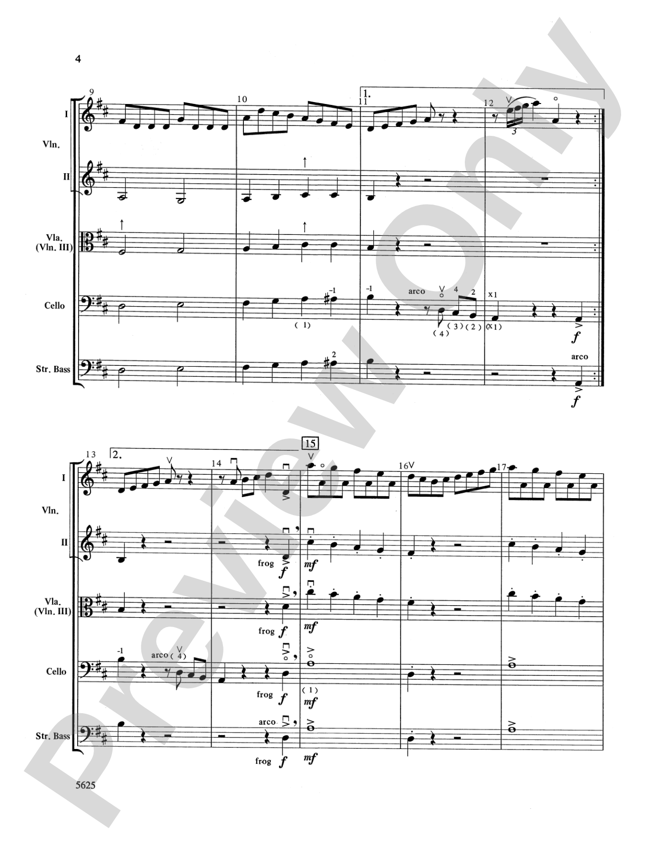 Serendipity Suite: String Orchestra Conductor Score & Parts