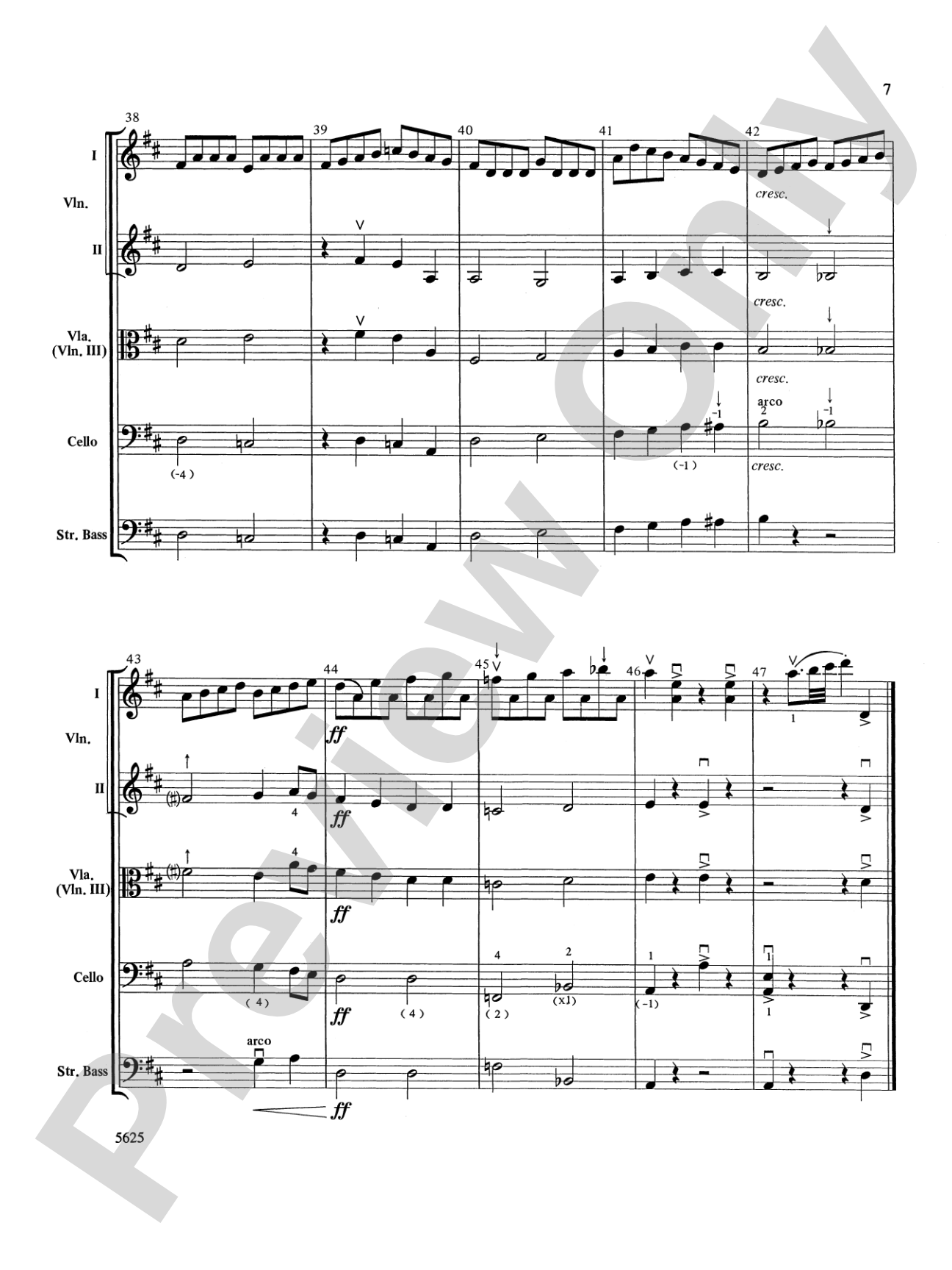 Serendipity Suite: String Orchestra Conductor Score & Parts