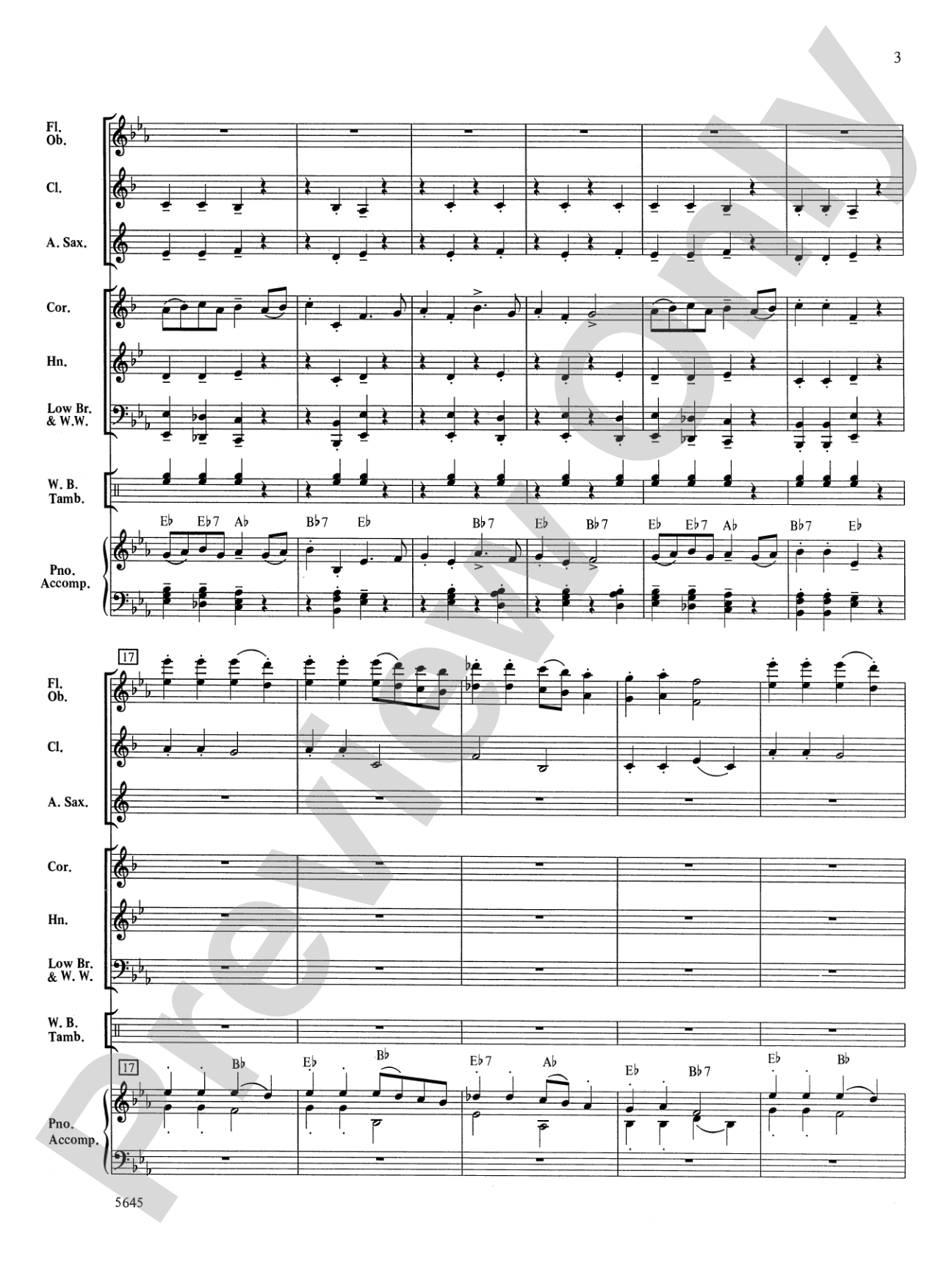 Two English Dances: Concert Band Conductor Score & Parts