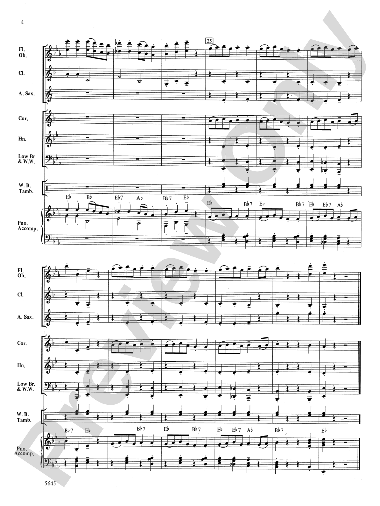 Two English Dances: Concert Band Conductor Score & Parts