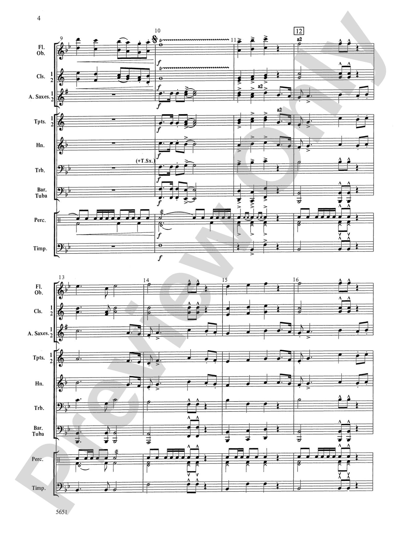 Swashbuckler's March: Concert Band Conductor Score & Parts