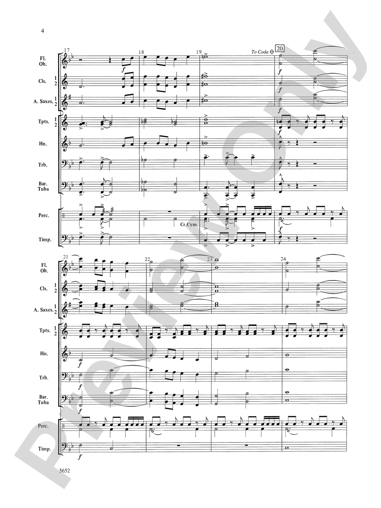 Andromeda Overture: Concert Band Conductor Score & Parts