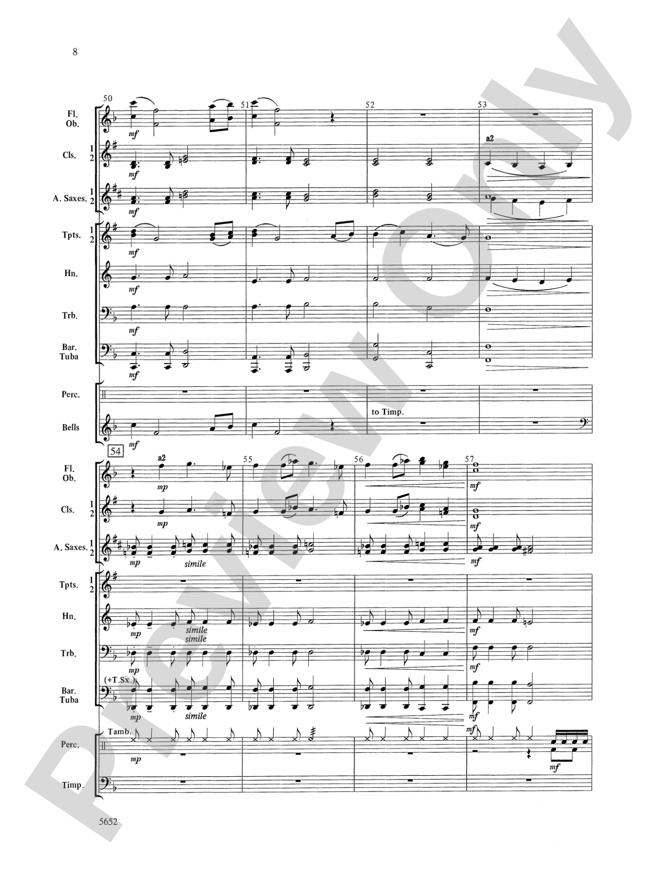 Andromeda Overture: Concert Band Conductor Score & Parts
