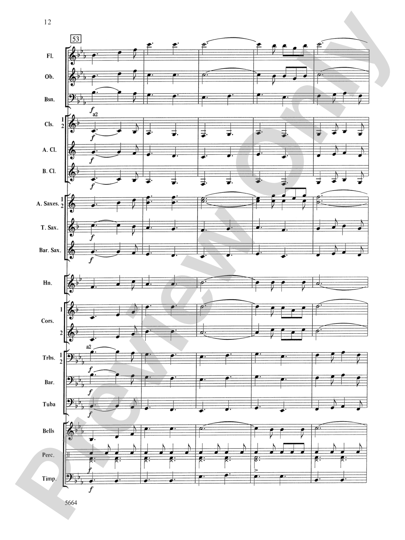 Santa Meets Sousa: Concert Band Conductor Score & Parts