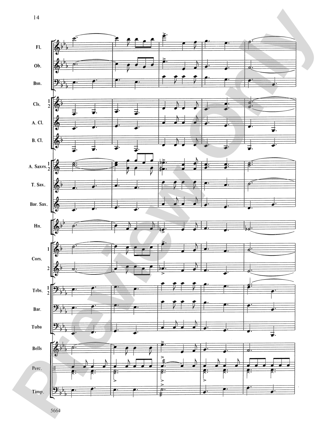 Santa Meets Sousa: Concert Band Conductor Score & Parts