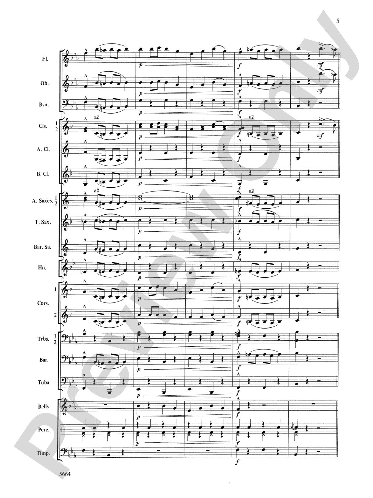 Santa Meets Sousa: Concert Band Conductor Score & Parts