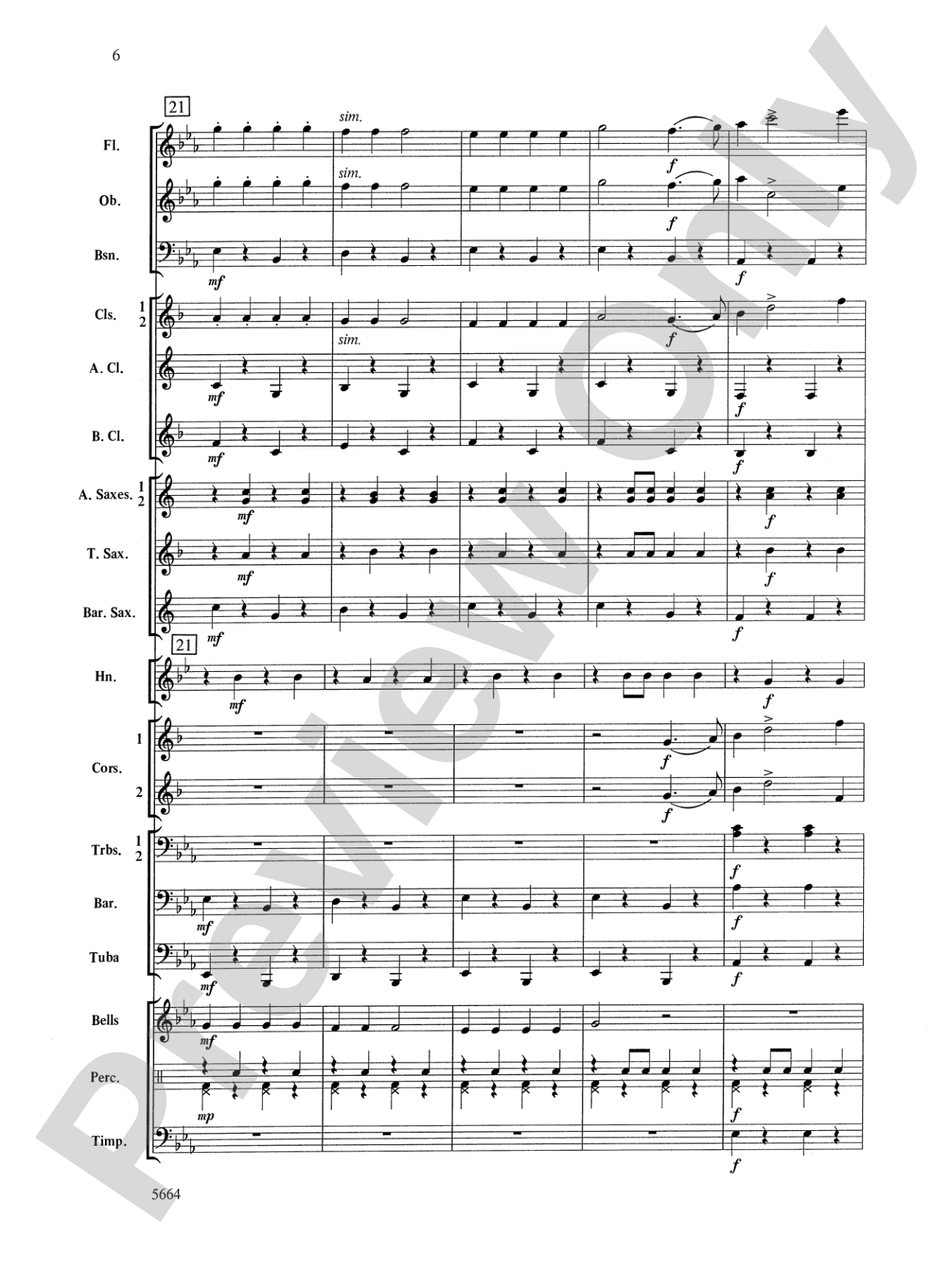 Santa Meets Sousa: Concert Band Conductor Score & Parts