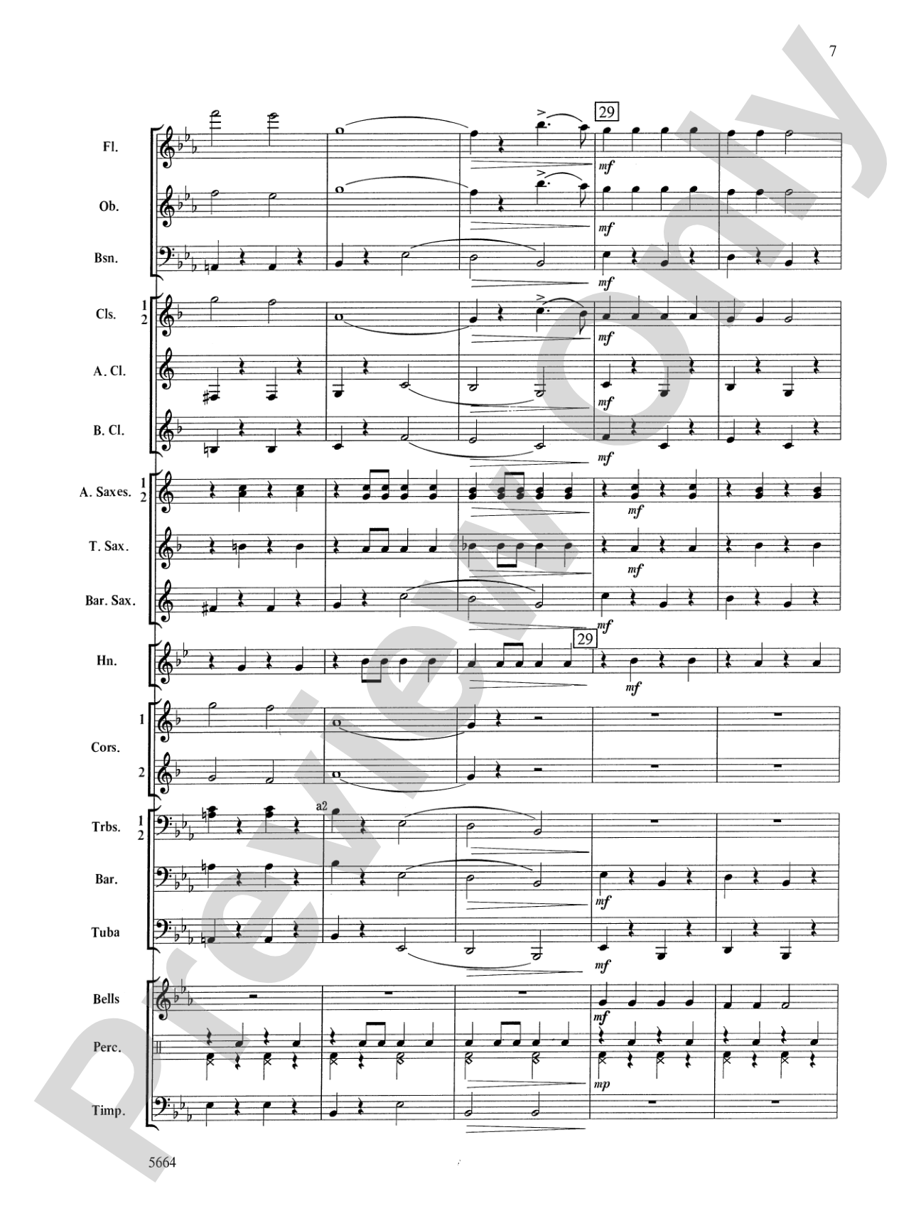 Santa Meets Sousa: Concert Band Conductor Score & Parts