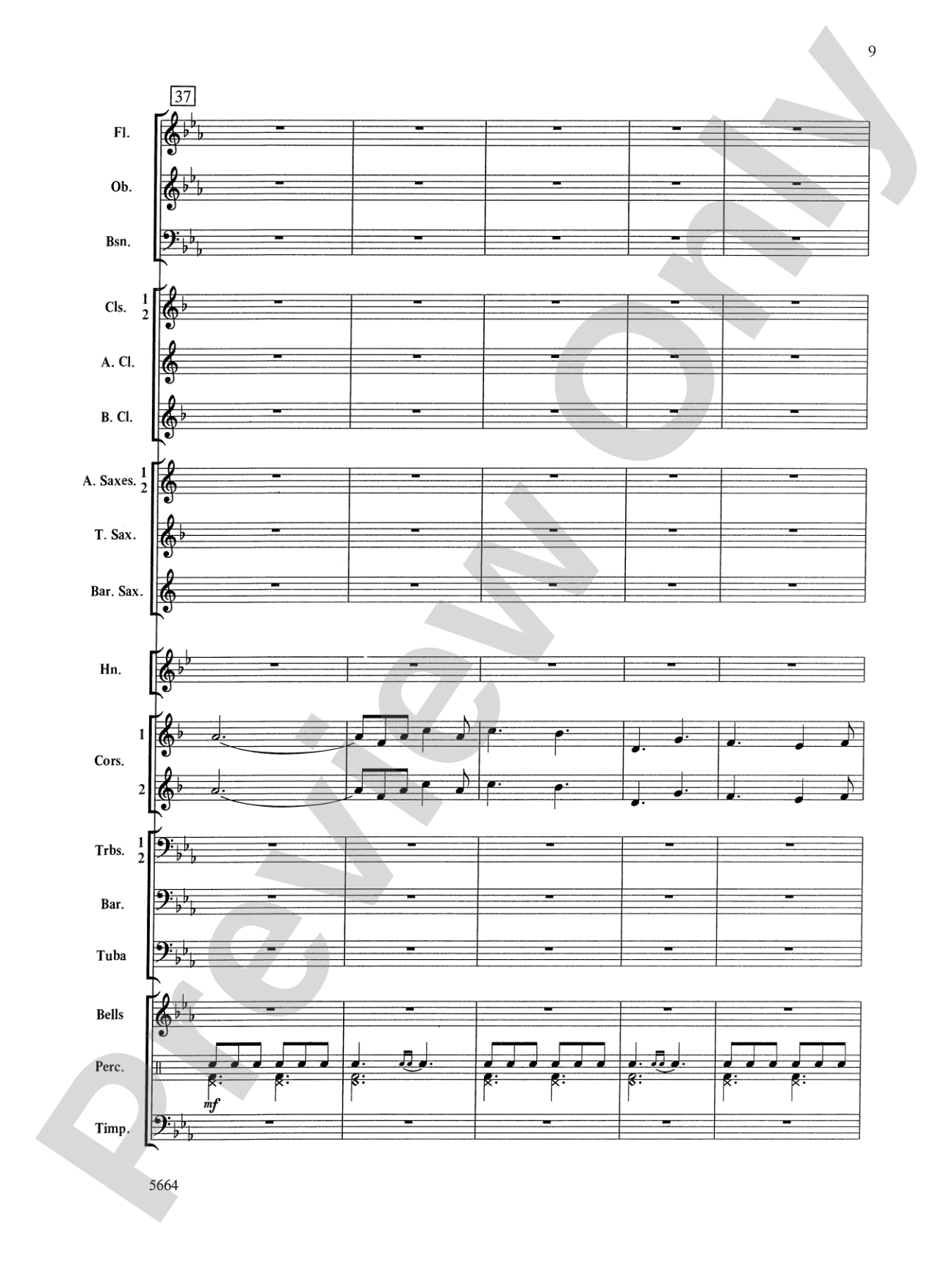 Santa Meets Sousa: Concert Band Conductor Score & Parts