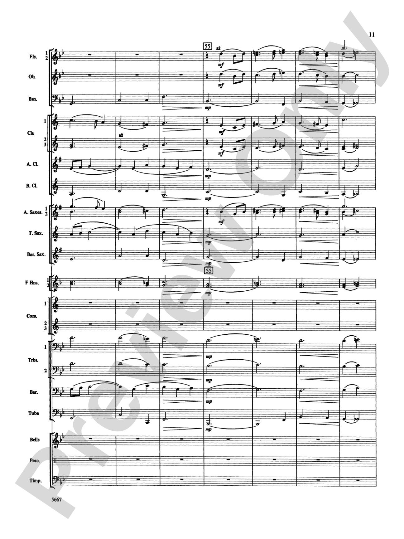 Jackson Lake Overture: Score
