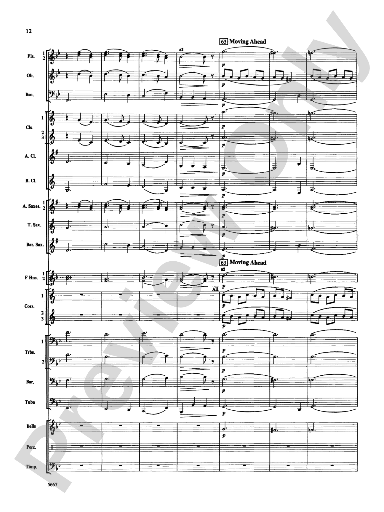 Jackson Lake Overture: Score