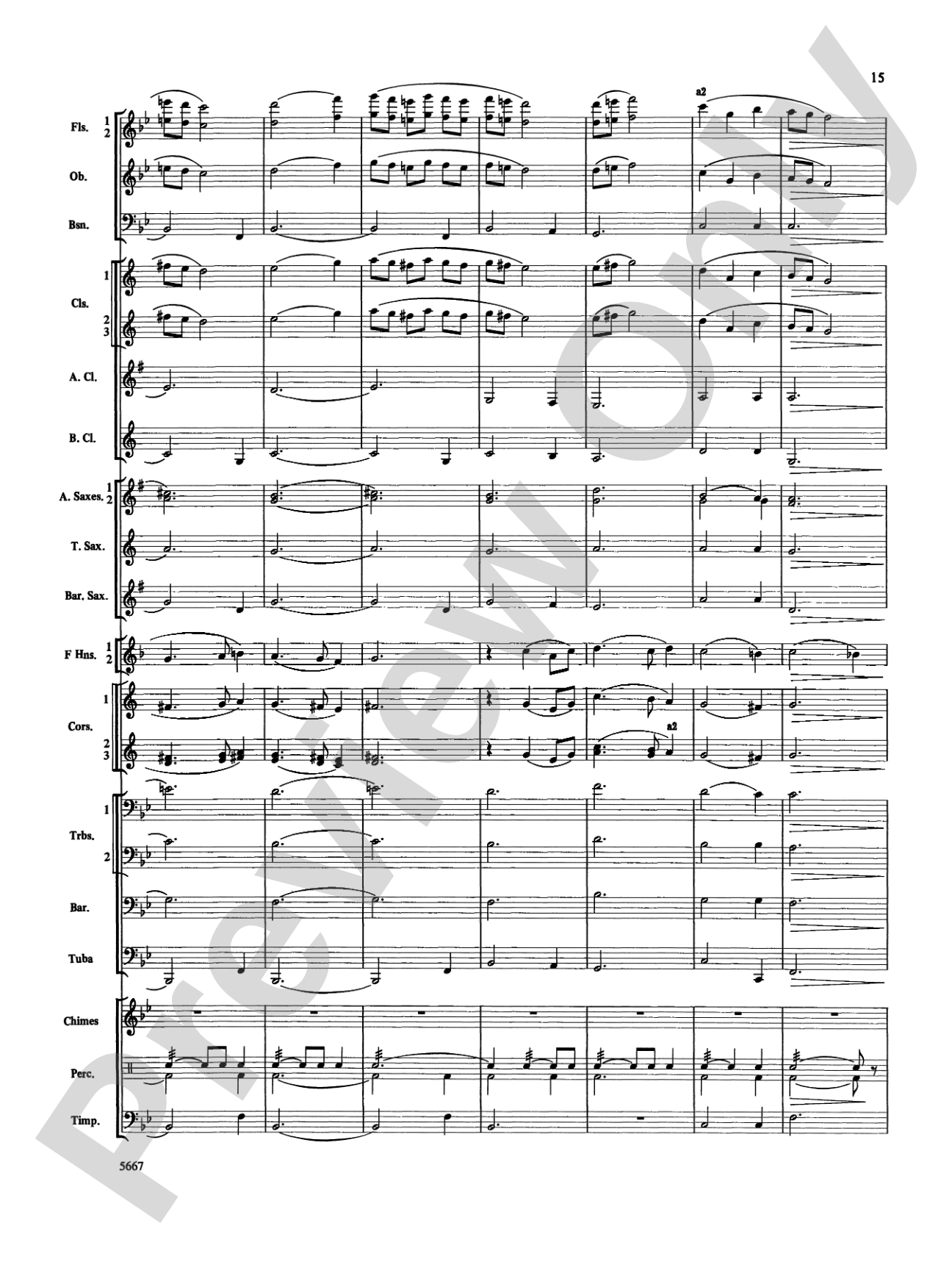 Jackson Lake Overture: Score