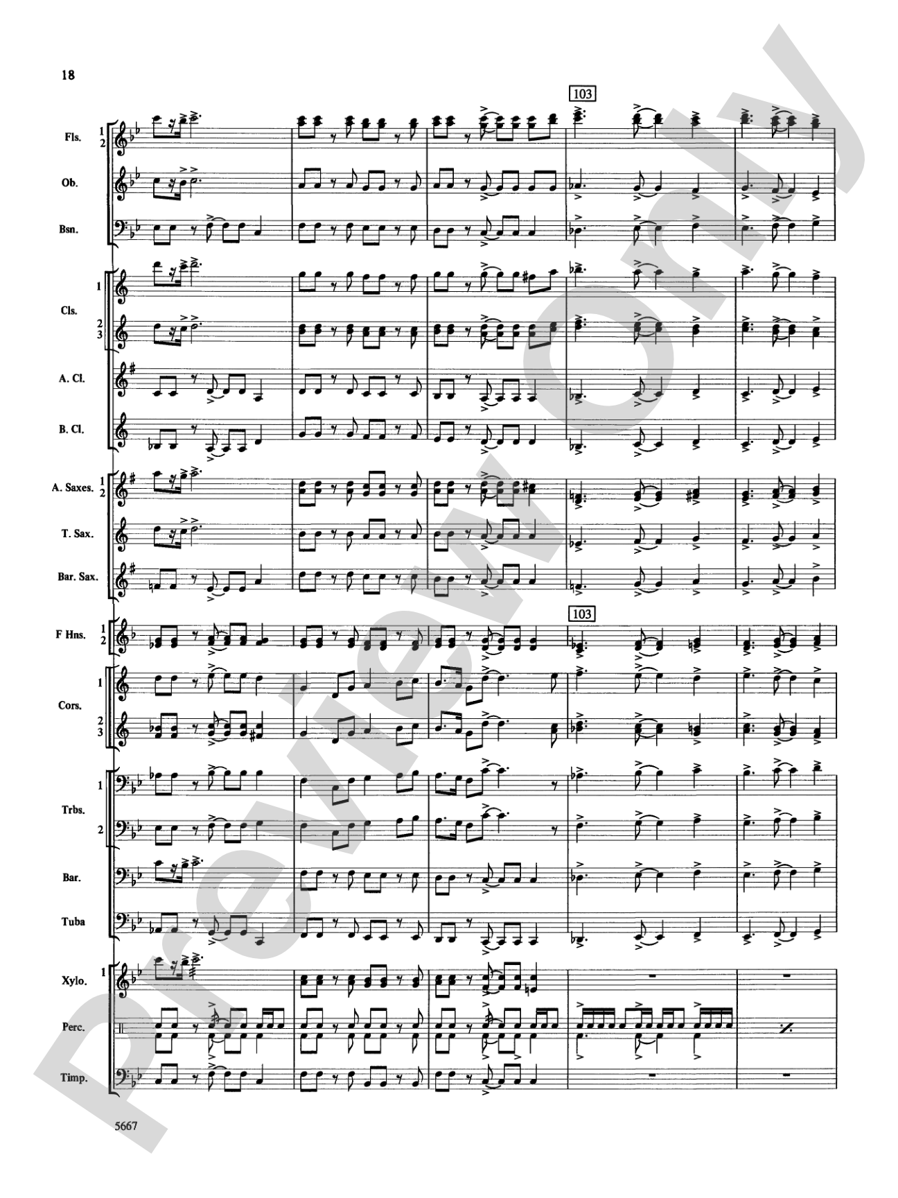 Jackson Lake Overture: Score