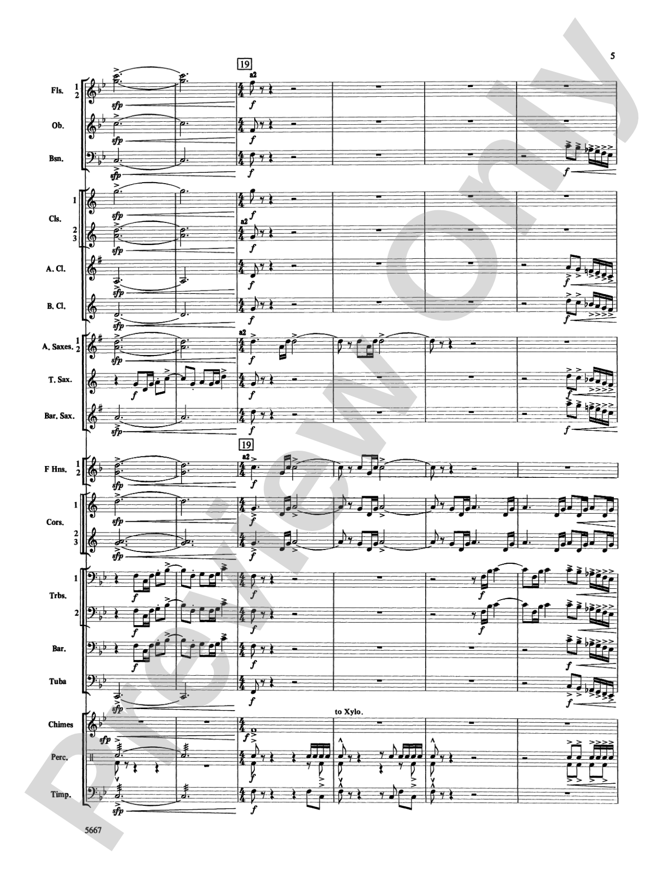 Jackson Lake Overture: Score