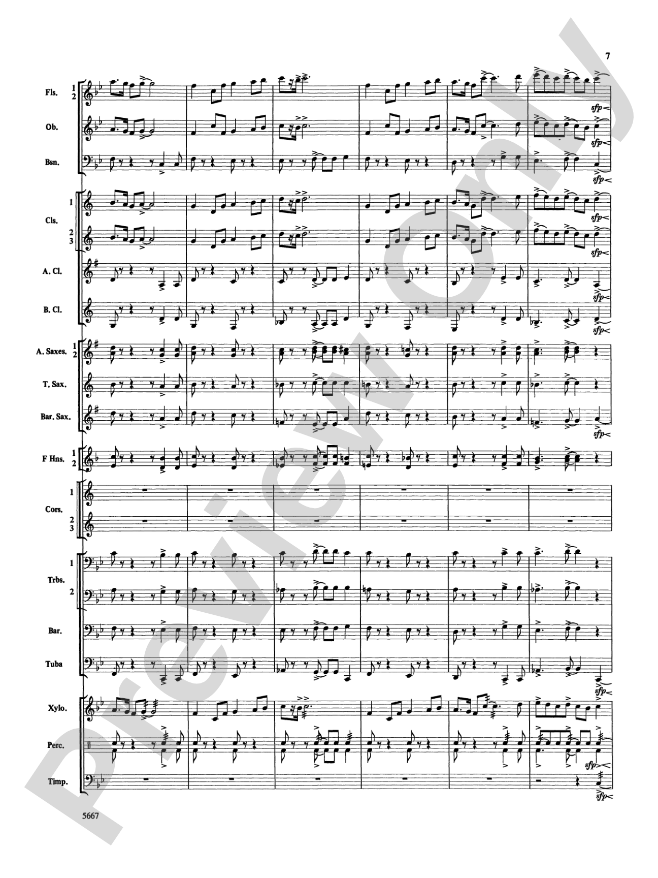 Jackson Lake Overture: Score