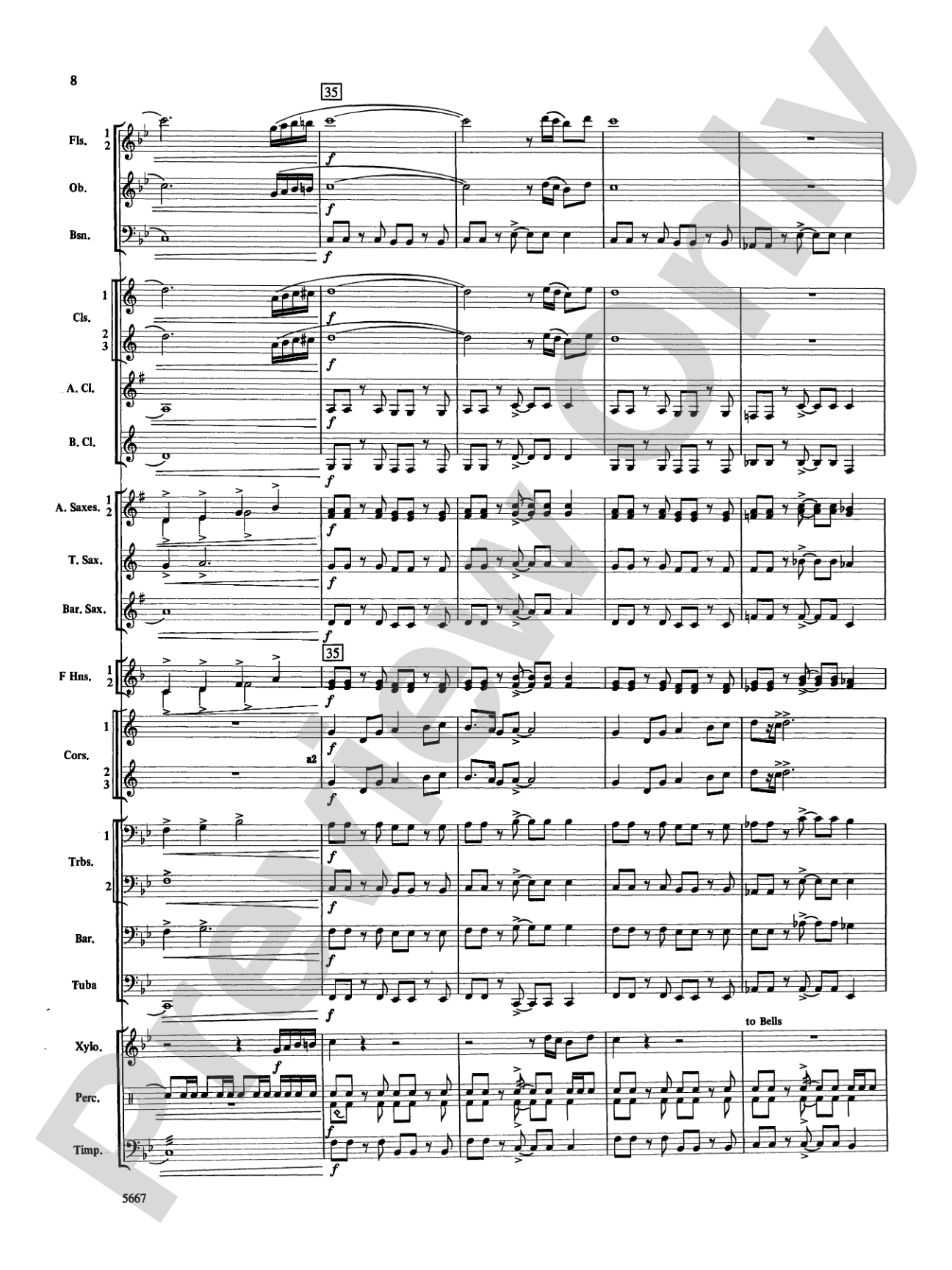Jackson Lake Overture: Score