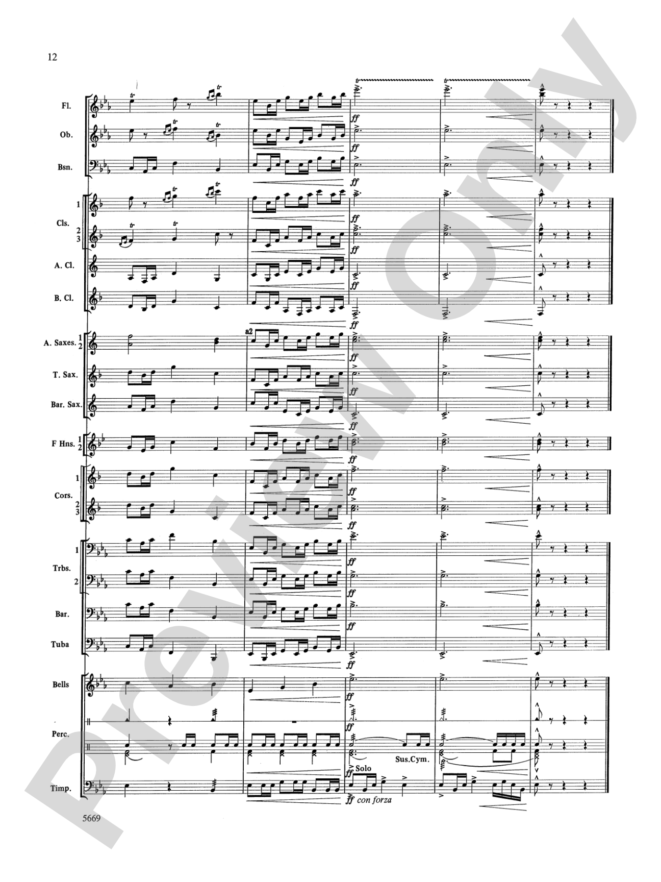 Ride of the Valkyries: Concert Band Conductor Score & Parts