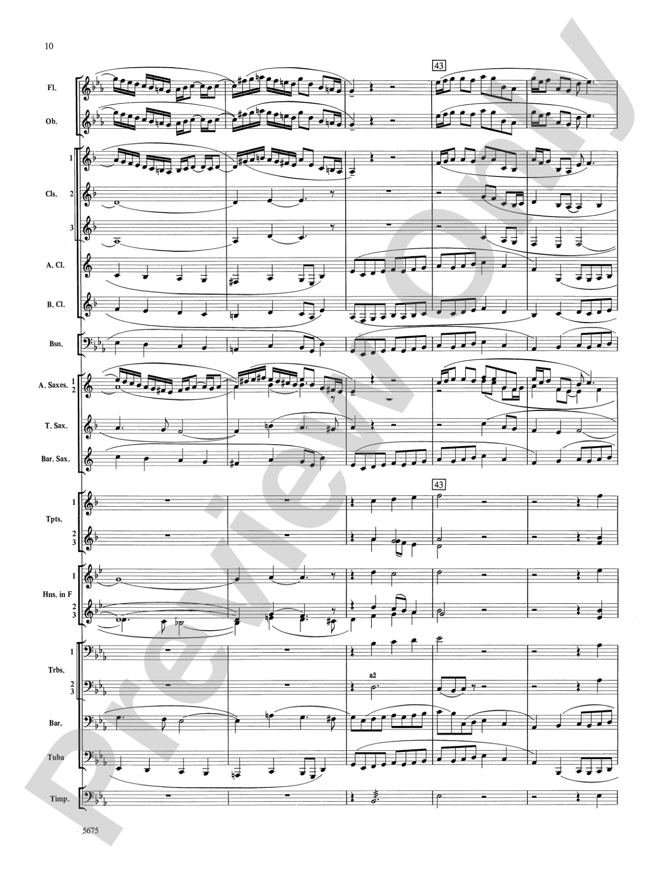 Prelude and Gloria (Adapted from Cantata No. 141 -- "Wachet Auf"): Concert Band Conductor Score & Parts