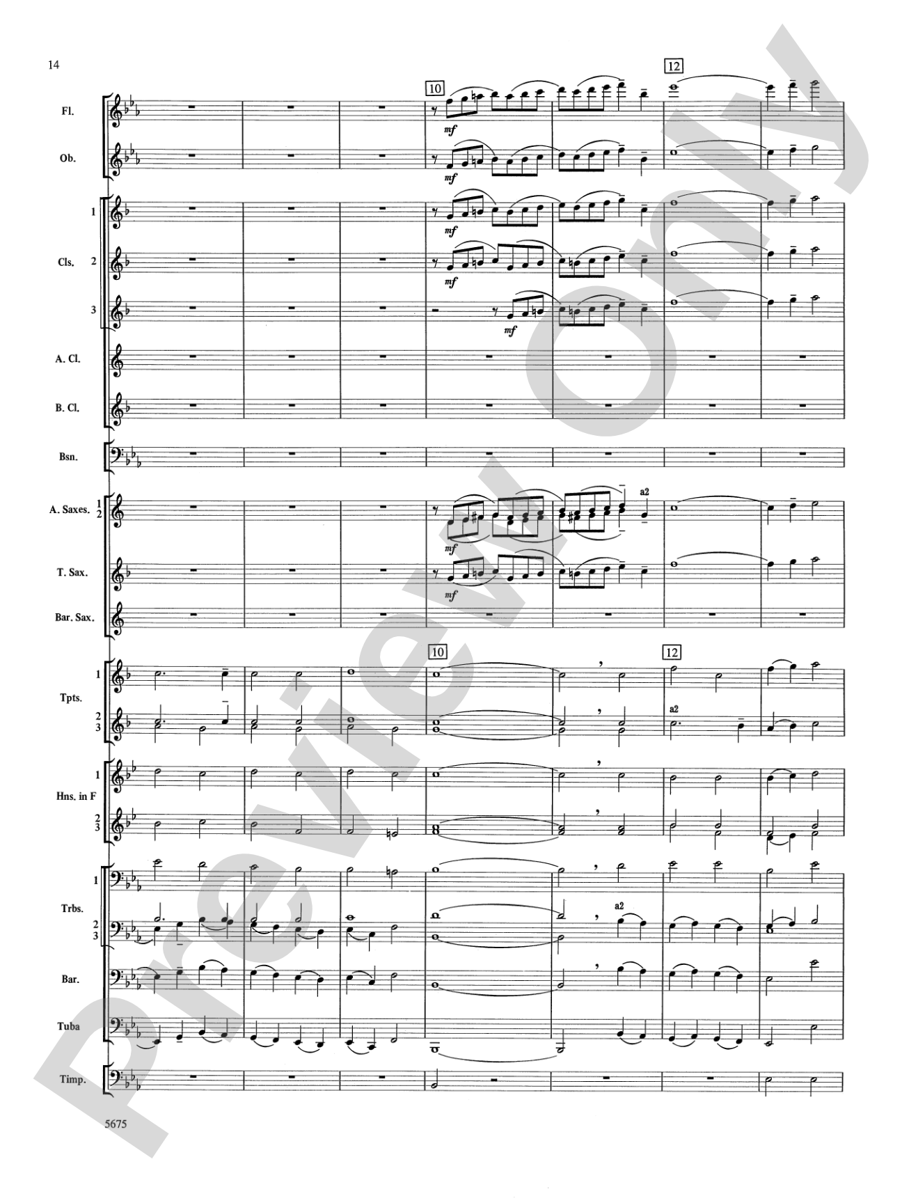 Prelude and Gloria (Adapted from Cantata No. 141 -- "Wachet Auf"): Concert Band Conductor Score & Parts