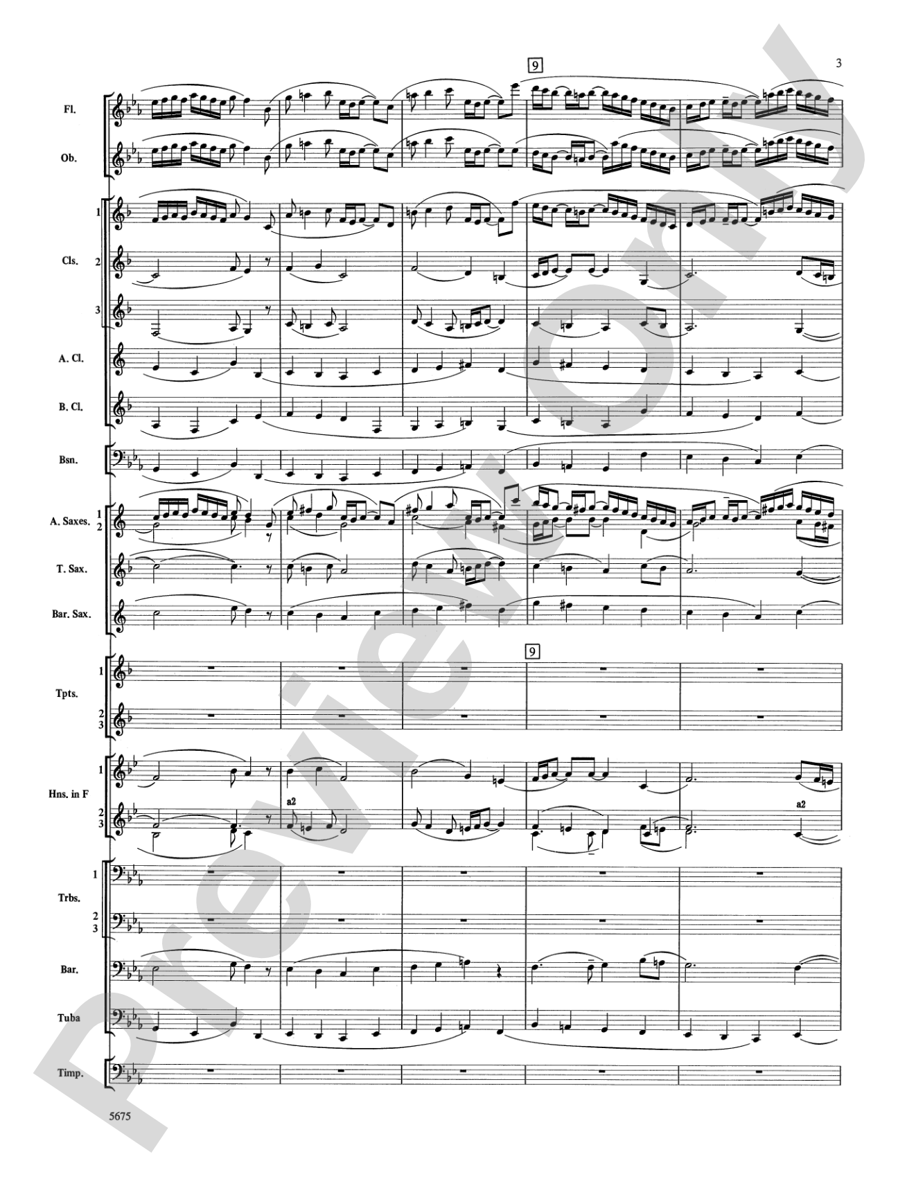 Prelude and Gloria (Adapted from Cantata No. 141 -- "Wachet Auf"): Concert Band Conductor Score & Parts