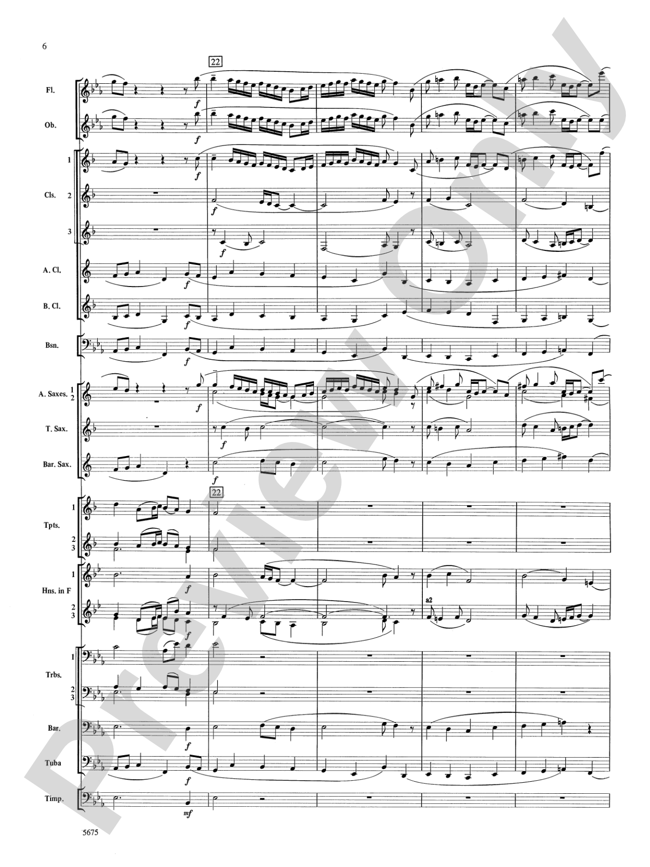 Prelude and Gloria (Adapted from Cantata No. 141 -- "Wachet Auf"): Concert Band Conductor Score & Parts