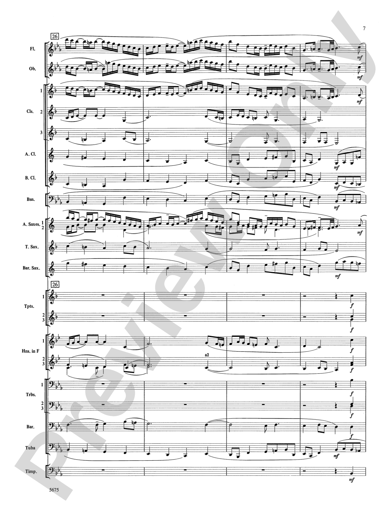 Prelude and Gloria (Adapted from Cantata No. 141 -- "Wachet Auf"): Concert Band Conductor Score & Parts