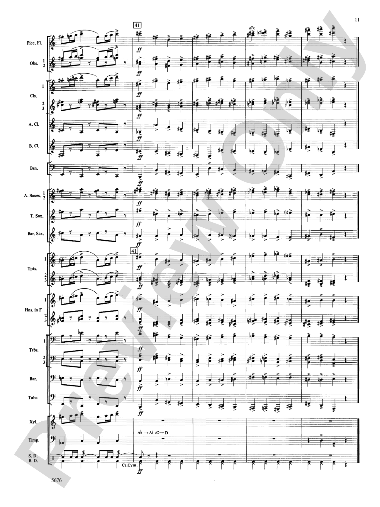 March from the Opera Love for 3 Oranges: Concert Band Conductor Score & Parts
