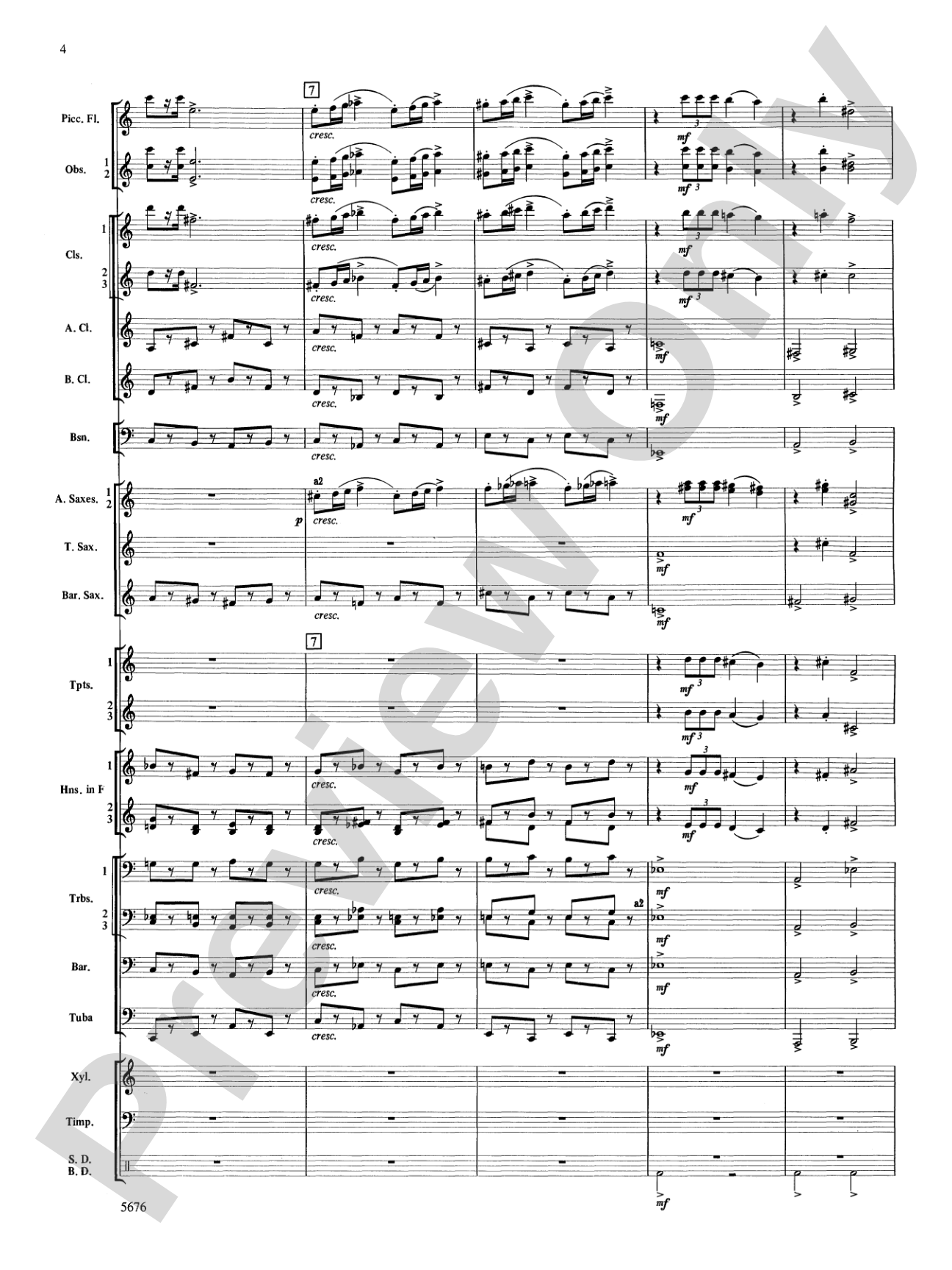 March from the Opera Love for 3 Oranges: Concert Band Conductor Score & Parts