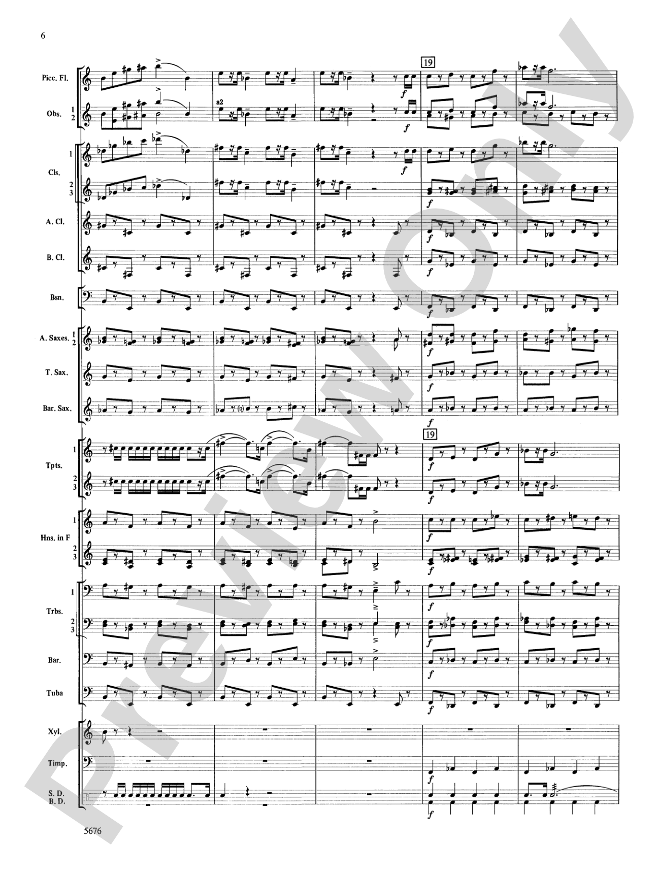 March from the Opera Love for 3 Oranges: Concert Band Conductor Score & Parts
