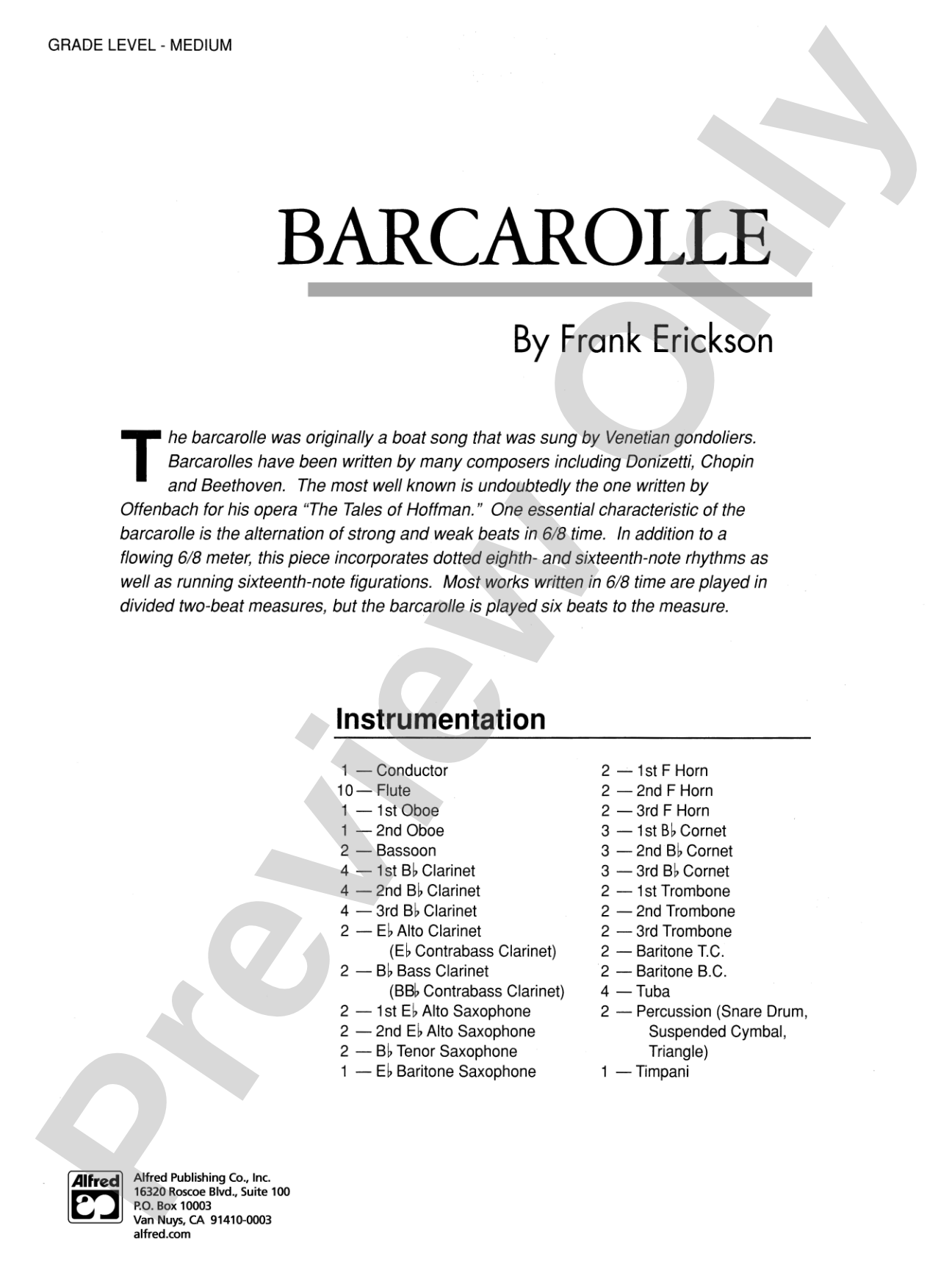 Barcarolle