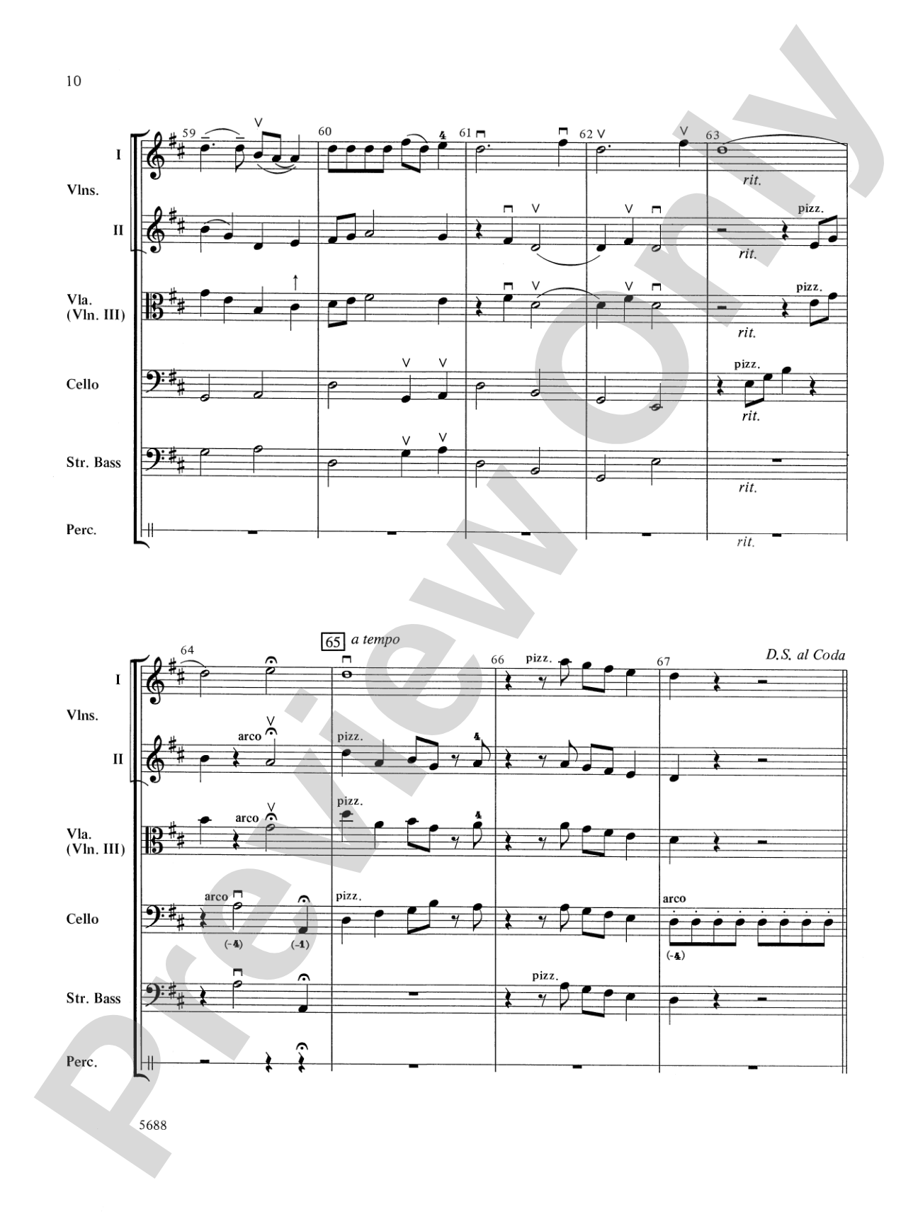 Ridin' the Rails: String Orchestra Conductor Score & Parts