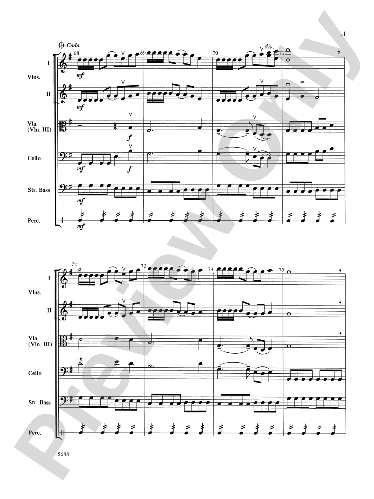 Ridin' the Rails: String Orchestra Conductor Score & Parts