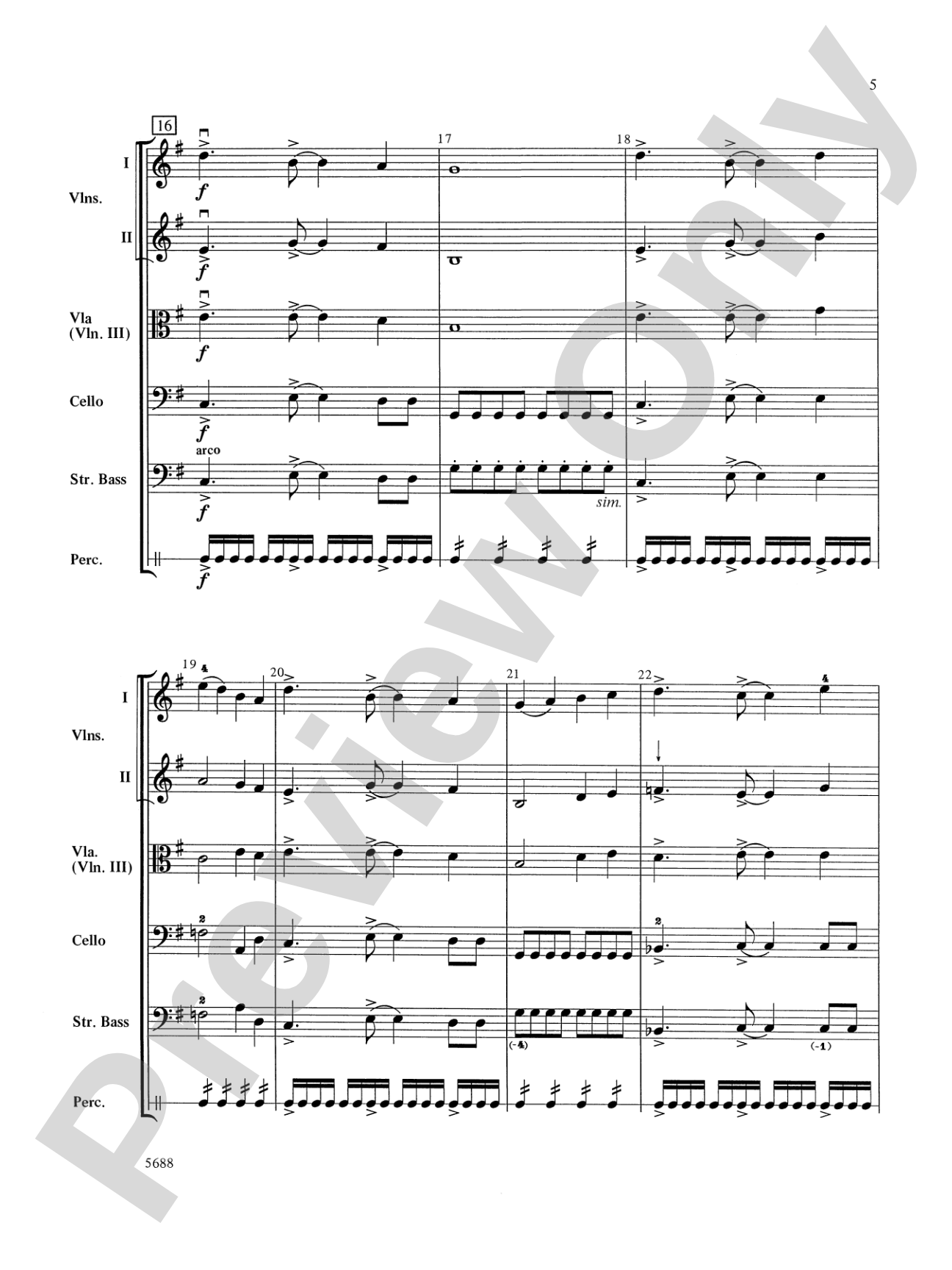 Ridin' the Rails: String Orchestra Conductor Score & Parts