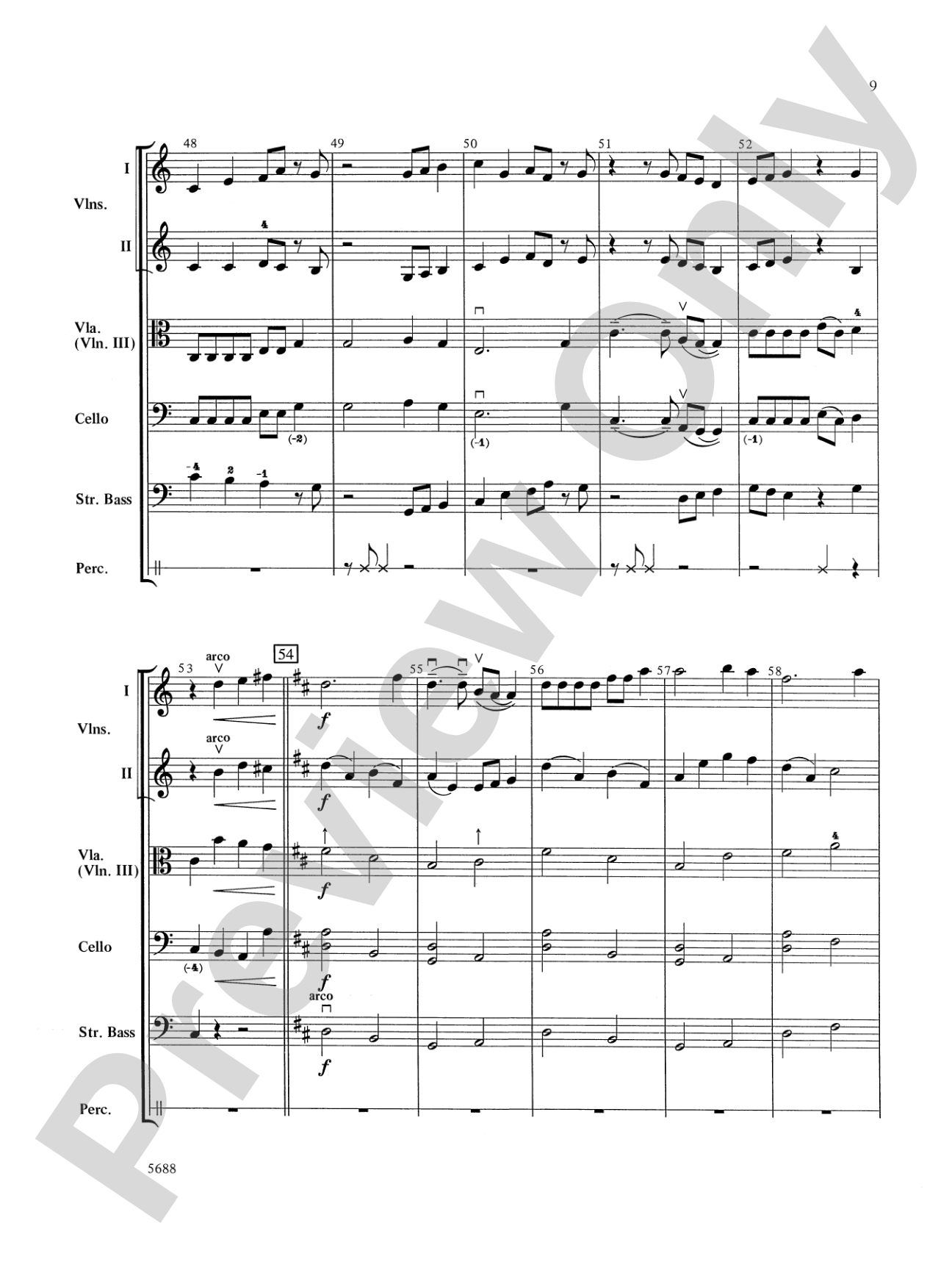 Ridin' the Rails: String Orchestra Conductor Score & Parts