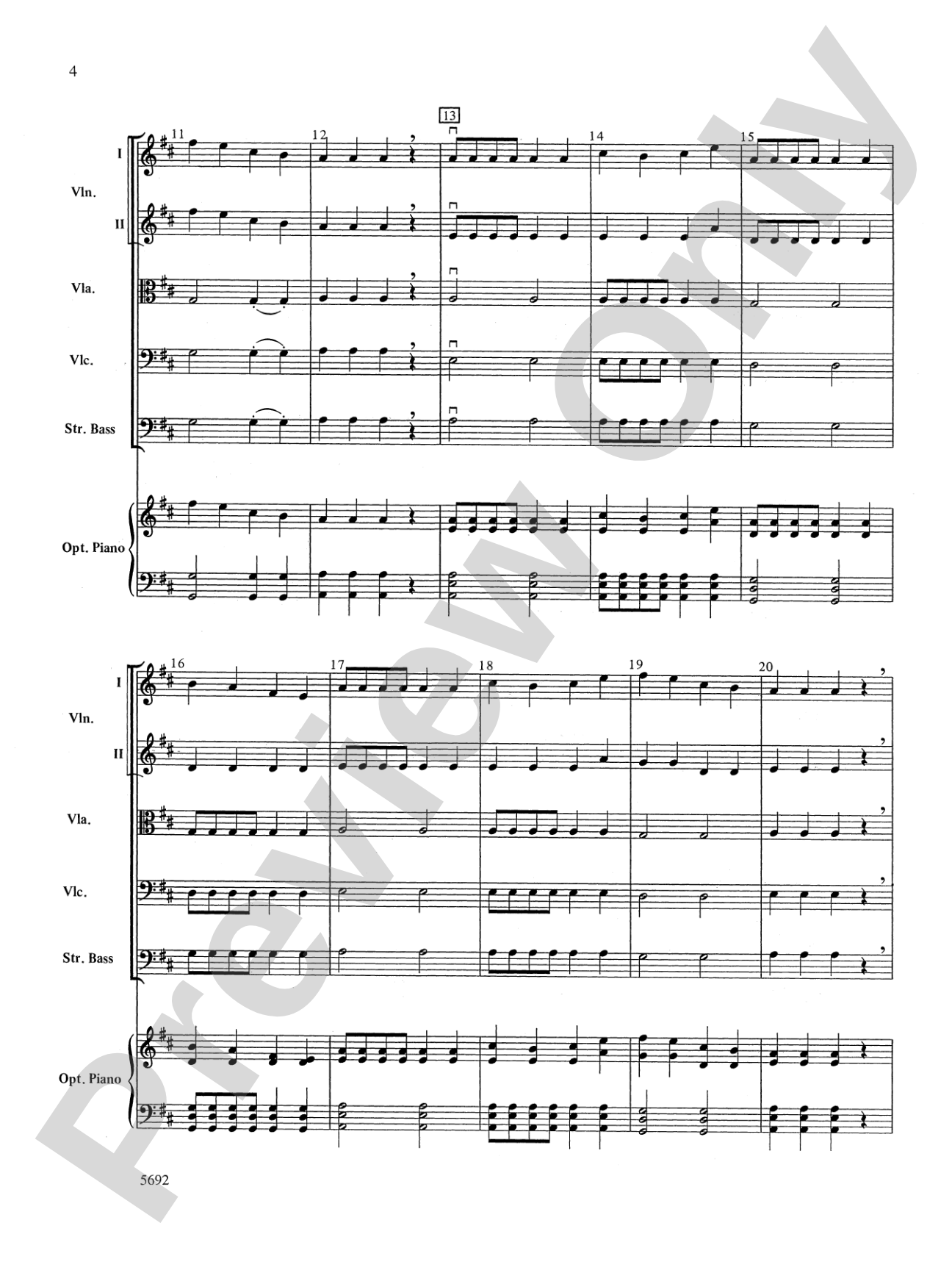 Fancy Fiddles: String Orchestra Conductor Score & Parts