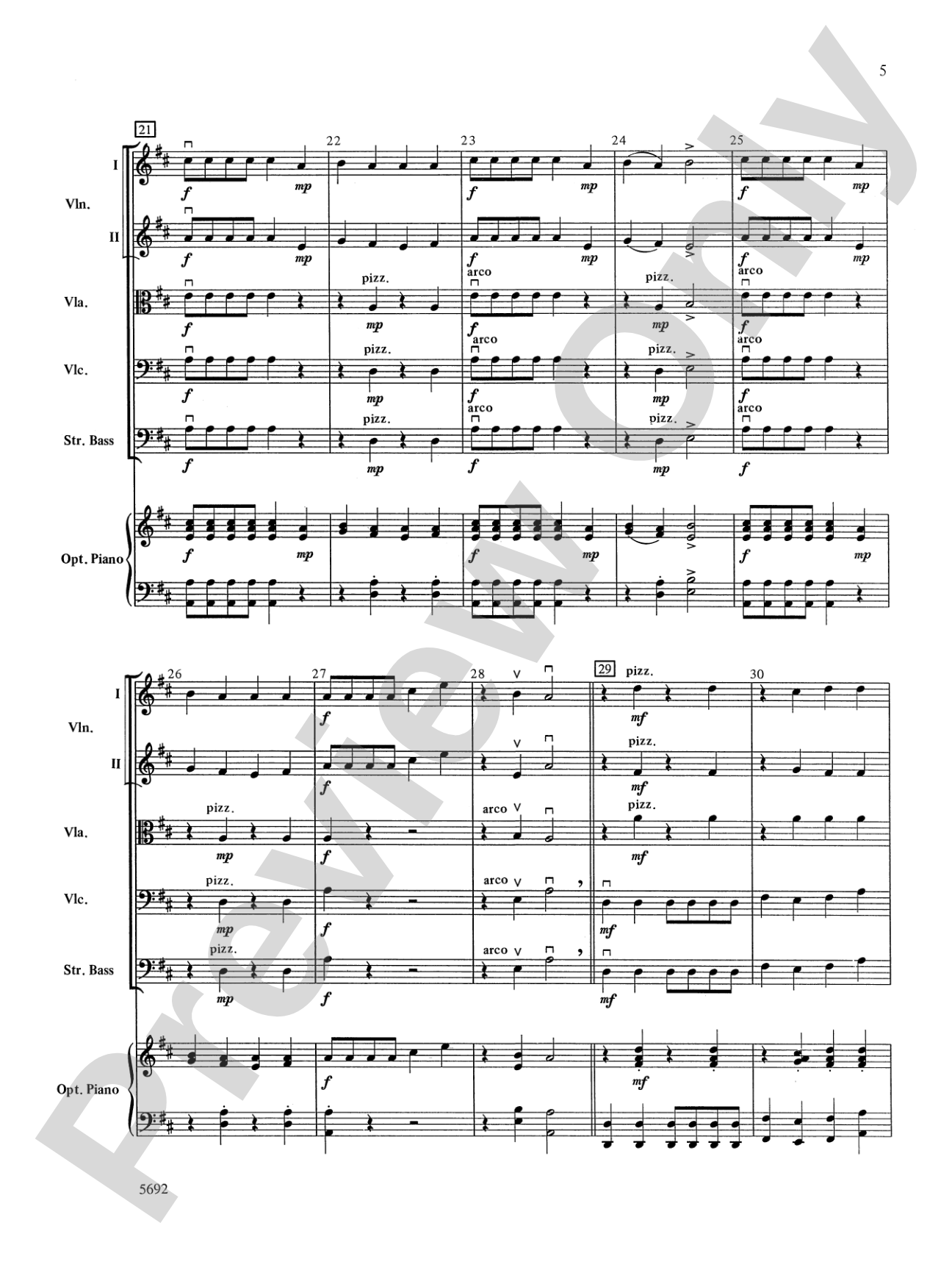 Fancy Fiddles: String Orchestra Conductor Score & Parts
