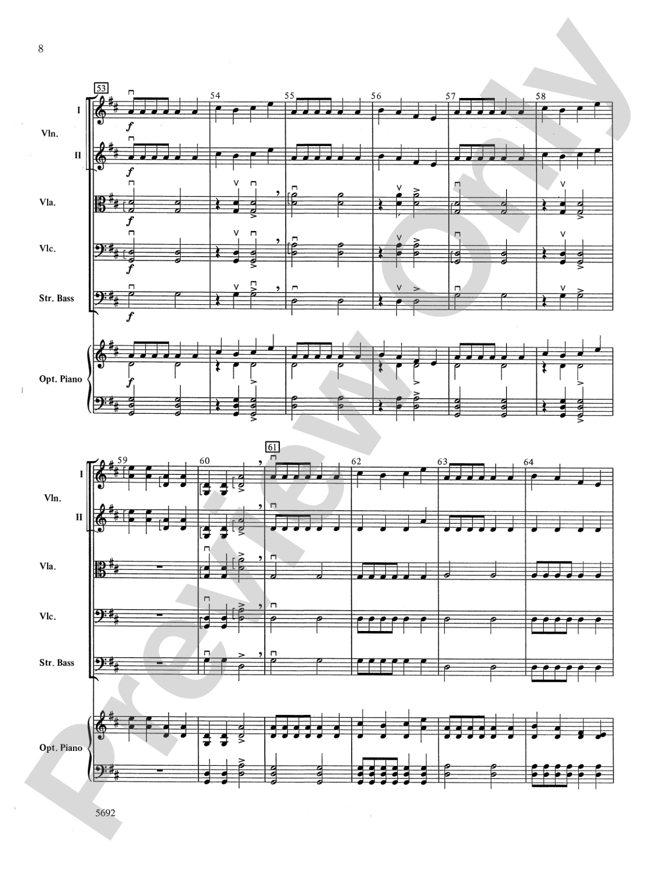 Fancy Fiddles: String Orchestra Conductor Score & Parts