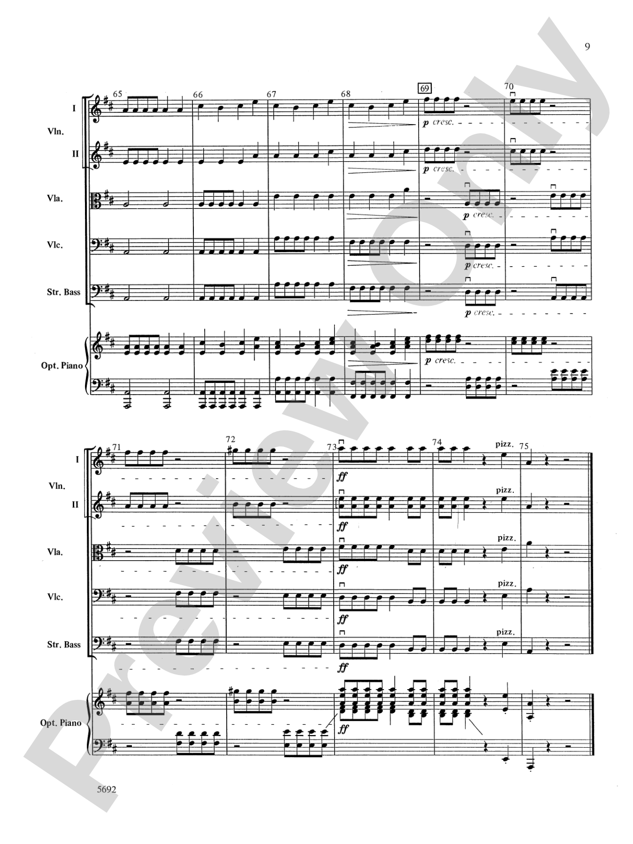 Fancy Fiddles: String Orchestra Conductor Score & Parts