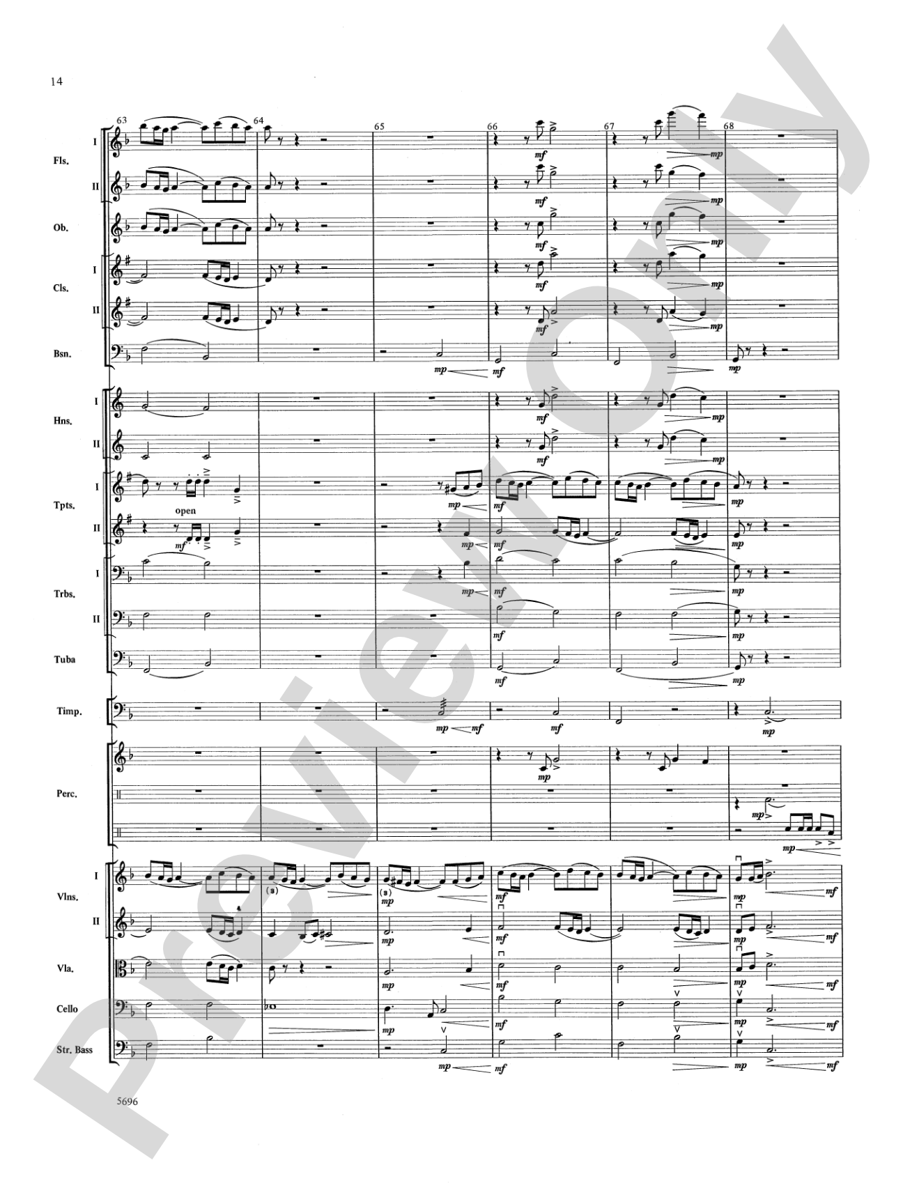 Hill Point Fantasy (Overture for Orchestra): Full Orchestra Conductor Score & Parts